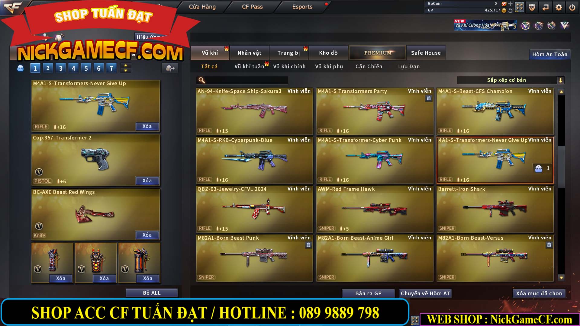 MÃ CF14689 - GIÁ : 9M5 - CHIẾN C4 XỊN - AI XINH - 62 VIP - VIP7