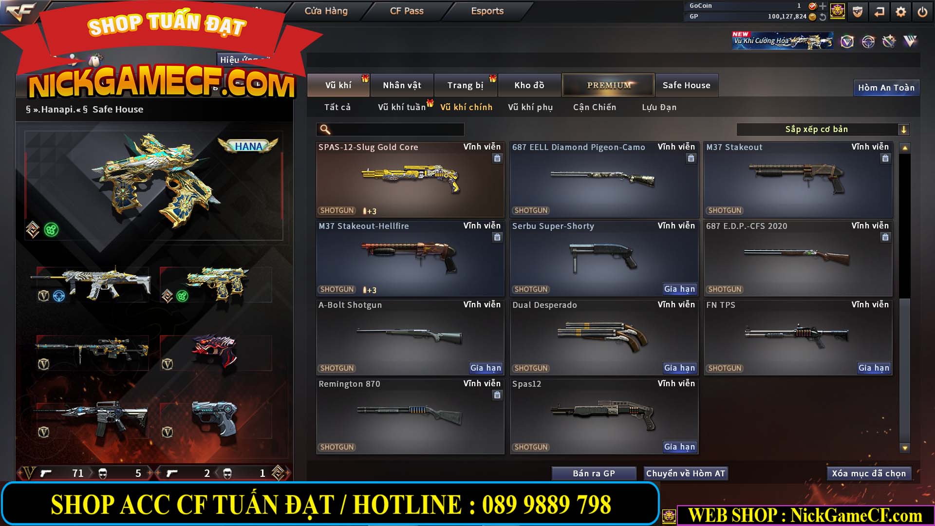 MÃ CF14707 - GIÁ : 8M5 - CHIẾN C4 ĐẸP - ZOM NHẸ - 79 VIP - VIP6