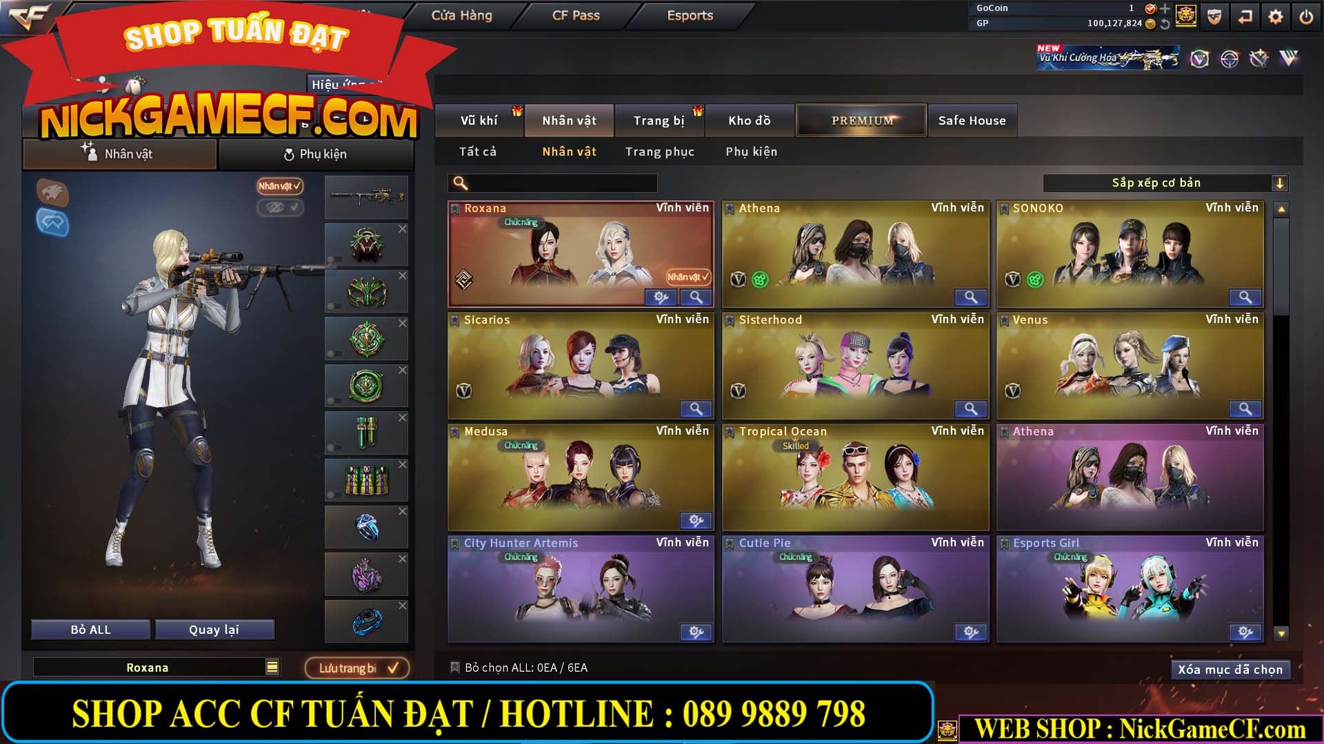 MÃ CF14707 - GIÁ : 8M5 - CHIẾN C4 ĐẸP - ZOM NHẸ - 79 VIP - VIP6