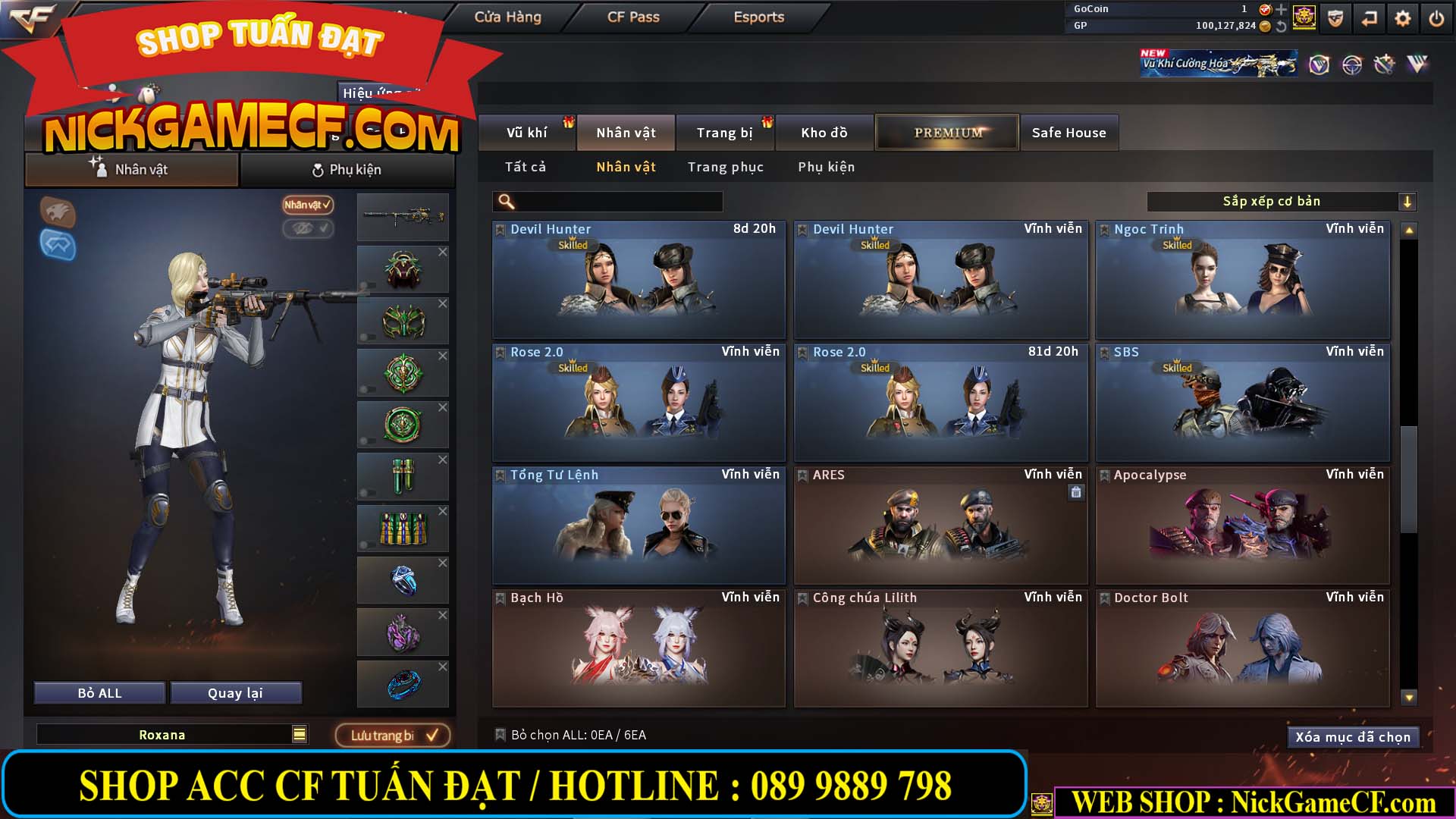 MÃ CF14707 - GIÁ : 8M5 - CHIẾN C4 ĐẸP - ZOM NHẸ - 79 VIP - VIP6