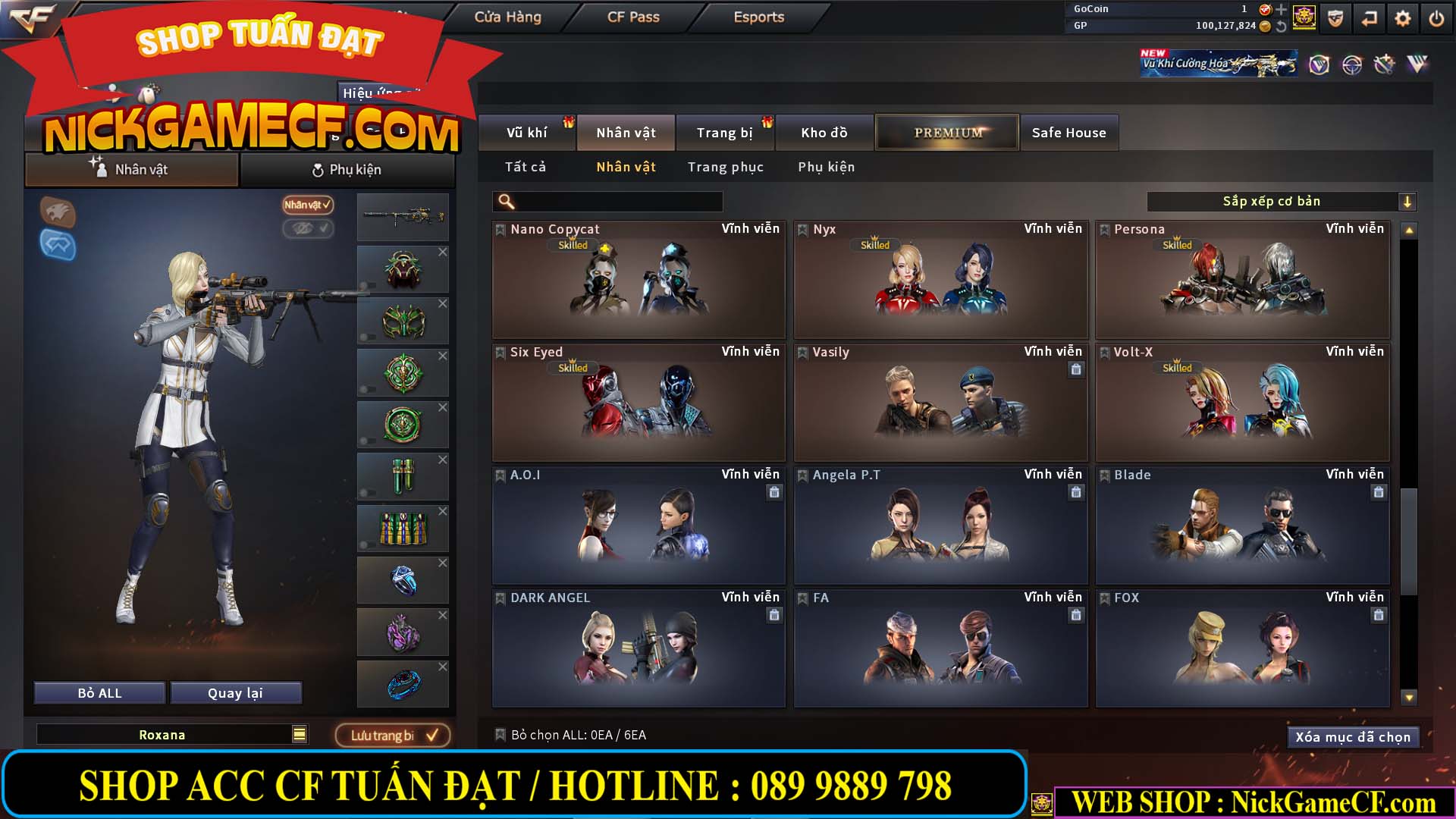 MÃ CF14707 - GIÁ : 8M5 - CHIẾN C4 ĐẸP - ZOM NHẸ - 79 VIP - VIP6