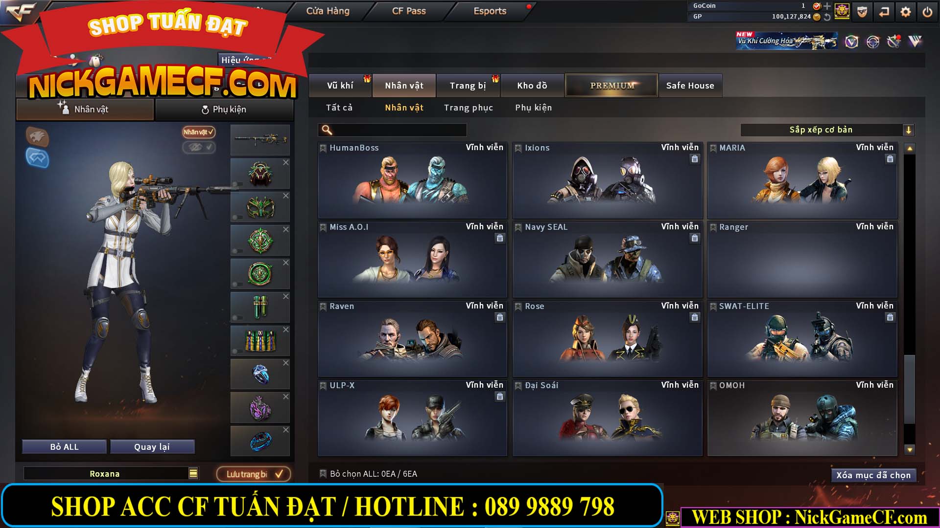 MÃ CF14707 - GIÁ : 8M5 - CHIẾN C4 ĐẸP - ZOM NHẸ - 79 VIP - VIP6