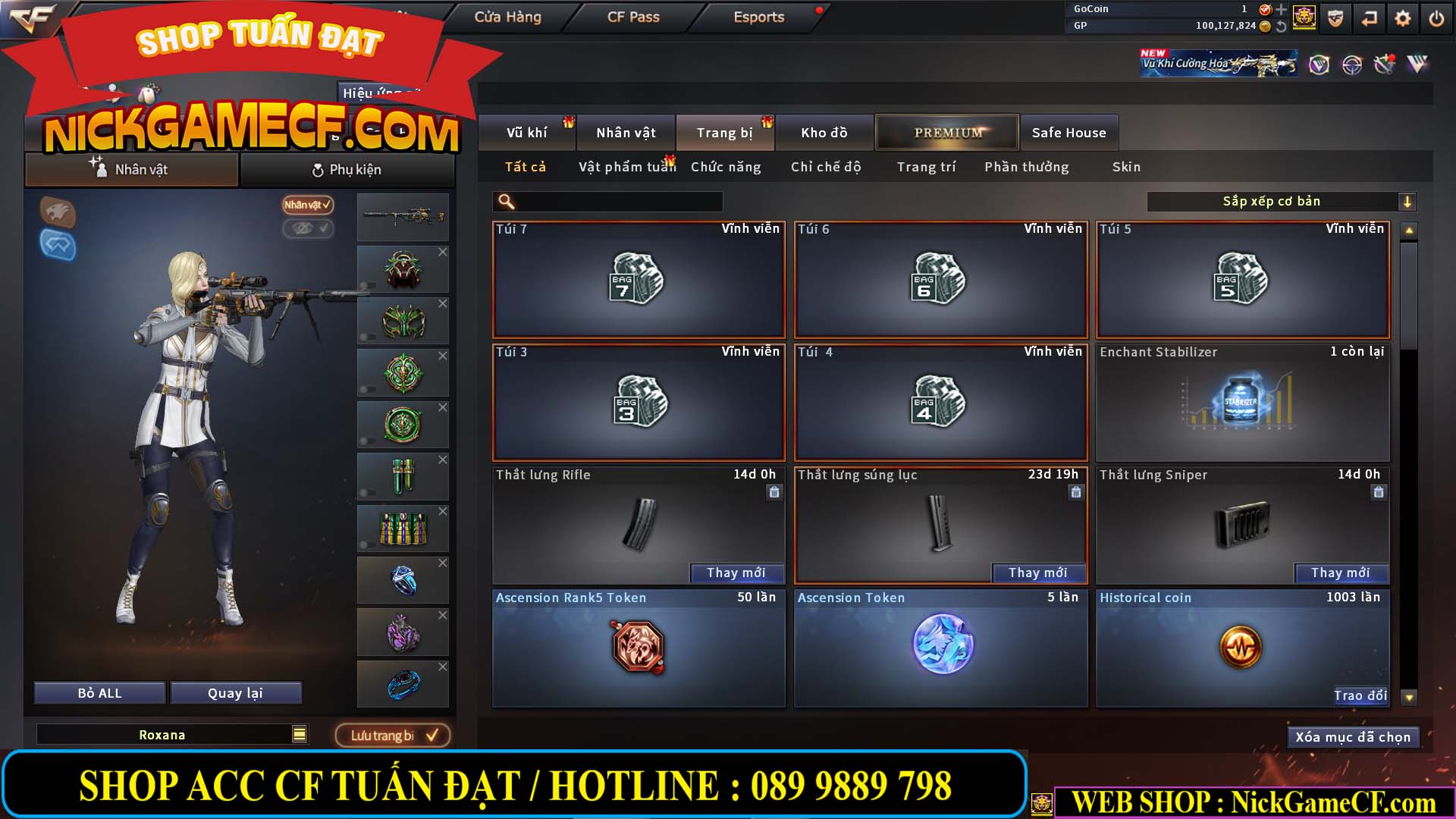 MÃ CF14707 - GIÁ : 8M5 - CHIẾN C4 ĐẸP - ZOM NHẸ - 79 VIP - VIP6