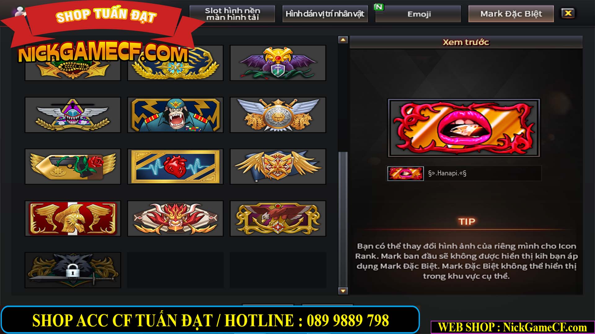 MÃ CF14707 - GIÁ : 8M5 - CHIẾN C4 ĐẸP - ZOM NHẸ - 79 VIP - VIP6