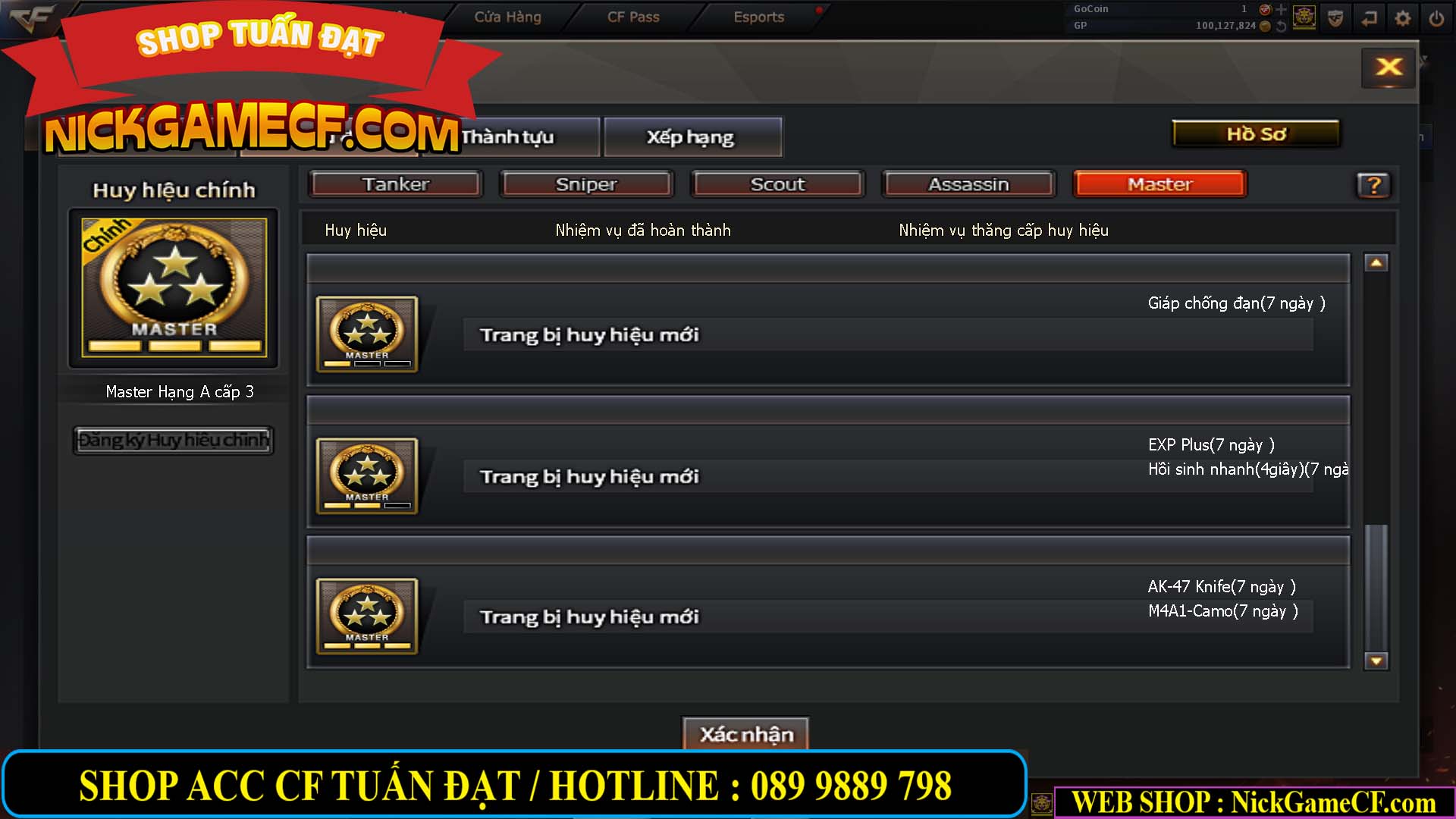 MÃ CF14707 - GIÁ : 8M5 - CHIẾN C4 ĐẸP - ZOM NHẸ - 79 VIP - VIP6