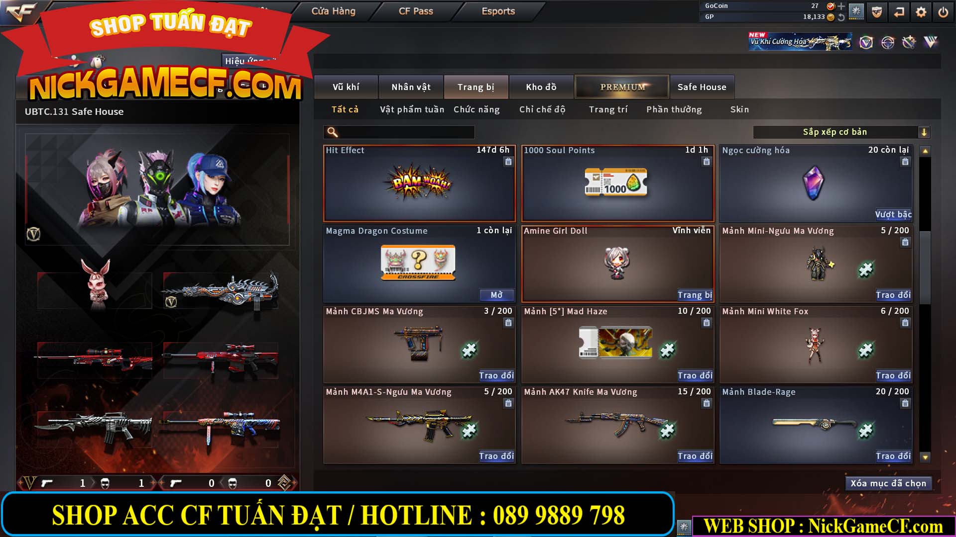 MÃ CF14715 - GIÁ : 950K - CHIẾN ZOM SIÊU XINH - VIP1 WEB