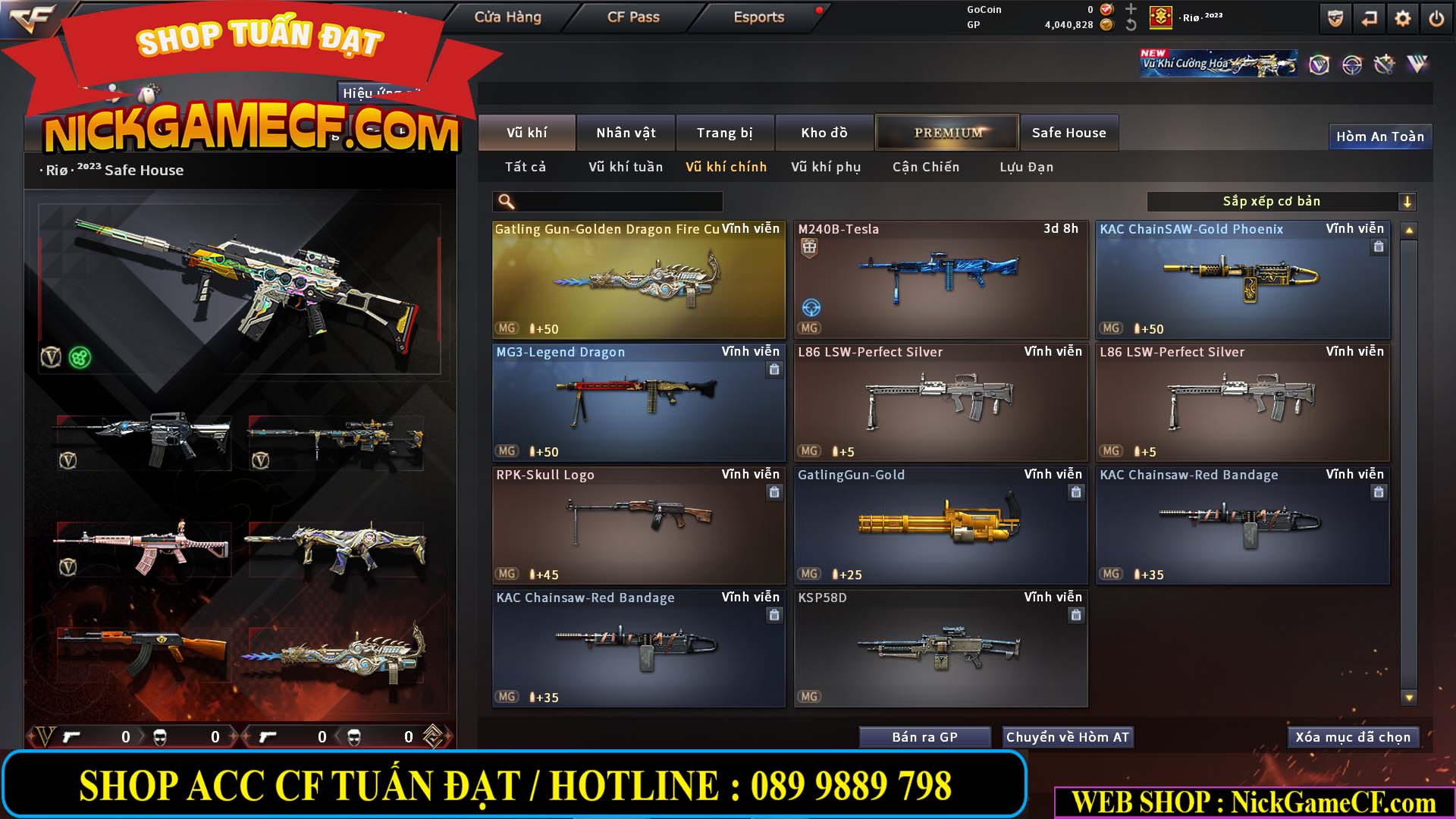 MÃ CF14885 - GIÁ : 3M2 - CHIẾN C4 CHUẨN  - DÀN TANK SIÊU ĐẸP