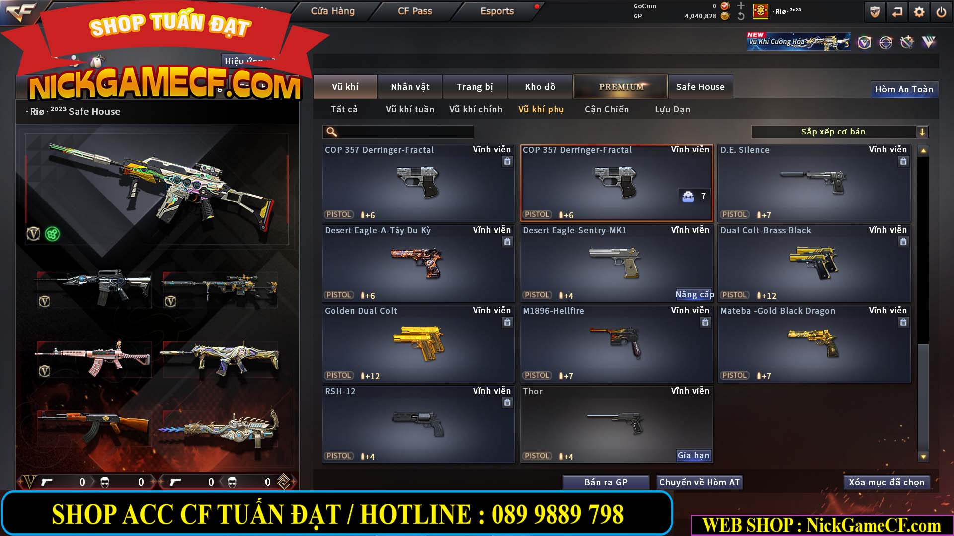 MÃ CF14885 - GIÁ : 3M2 - CHIẾN C4 CHUẨN  - DÀN TANK SIÊU ĐẸP