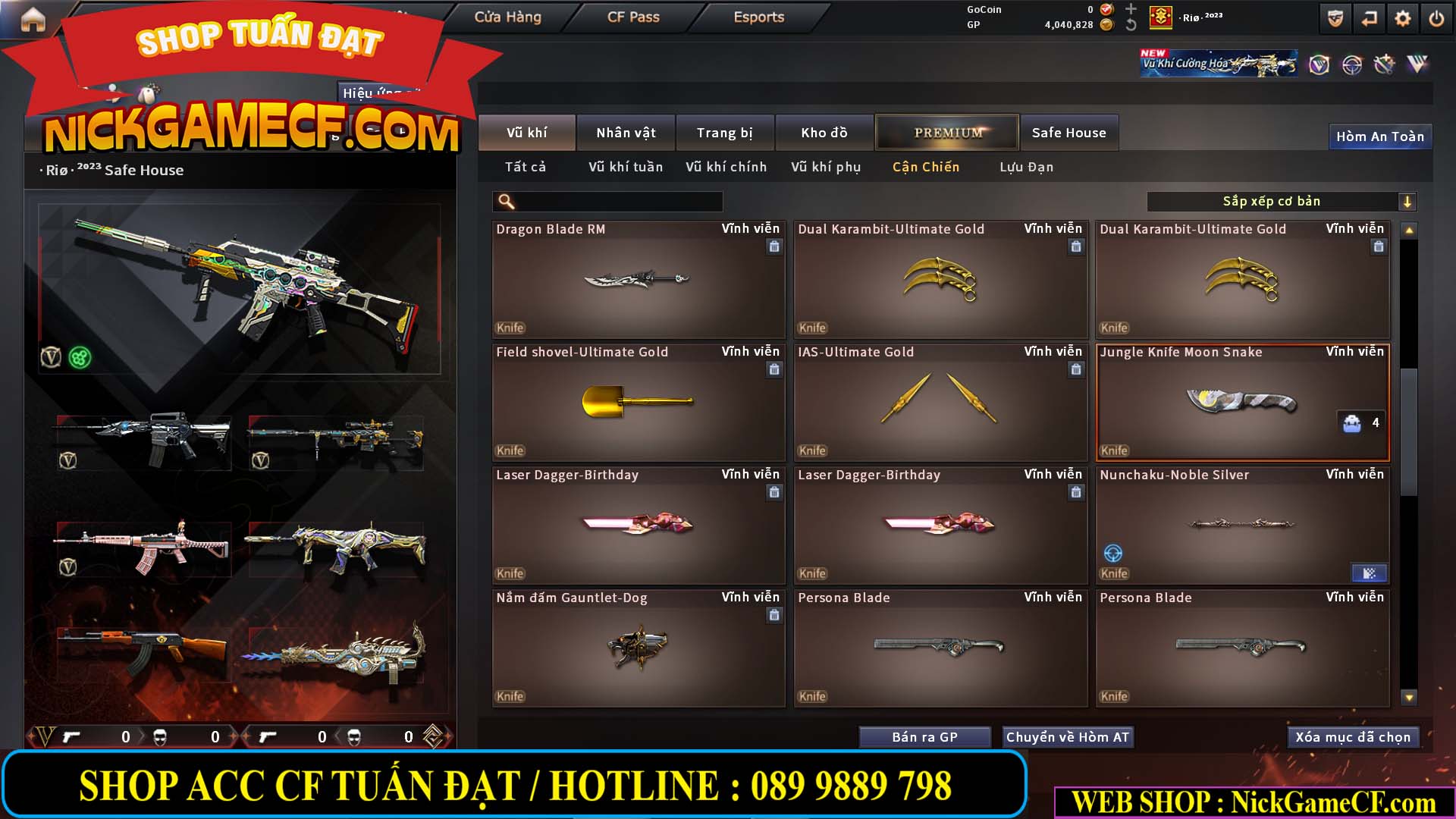 MÃ CF14885 - GIÁ : 3M2 - CHIẾN C4 CHUẨN  - DÀN TANK SIÊU ĐẸP