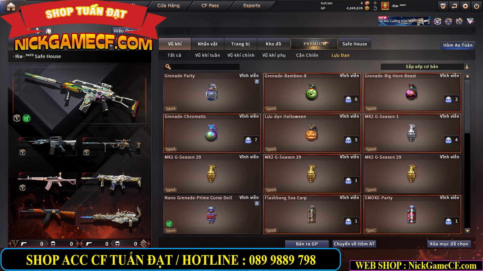 MÃ CF14885 - GIÁ : 3M2 - CHIẾN C4 CHUẨN  - DÀN TANK SIÊU ĐẸP