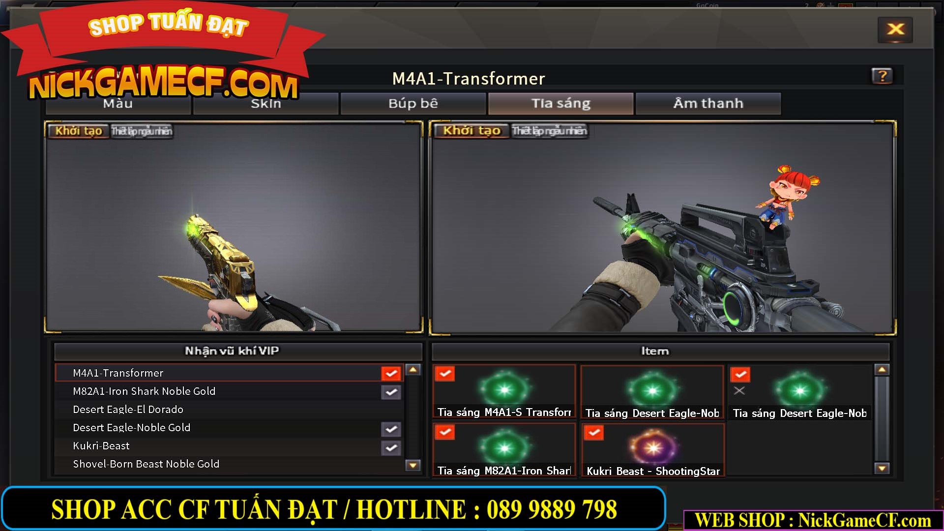 MÃ CF14891 - GIÁ : 4850K - CHIẾN C4 CHUẨN ĐẸP - 37 VIP - VIP6