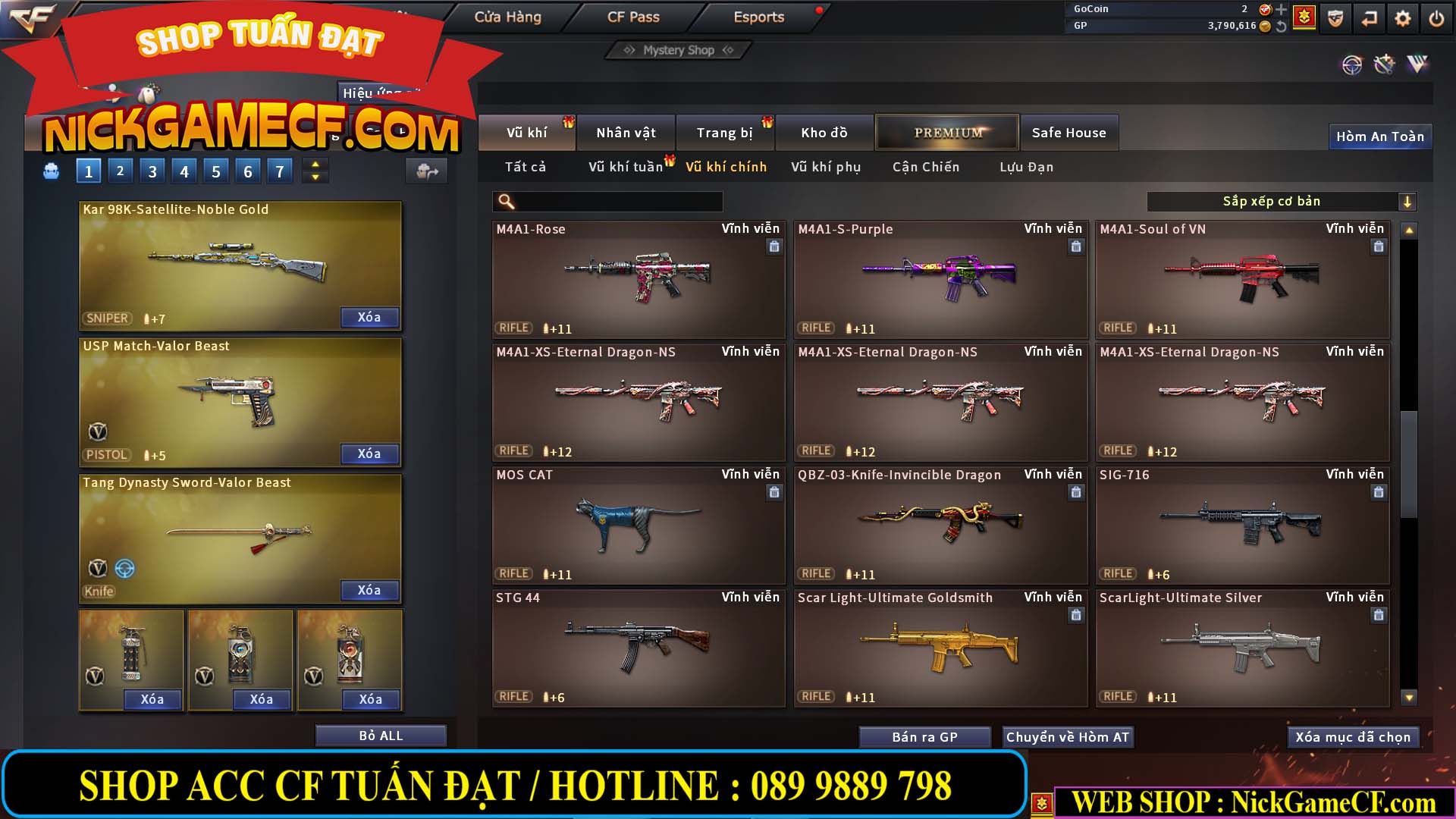 MÃ CF14891 - GIÁ : 4850K - CHIẾN C4 CHUẨN ĐẸP - 37 VIP - VIP6