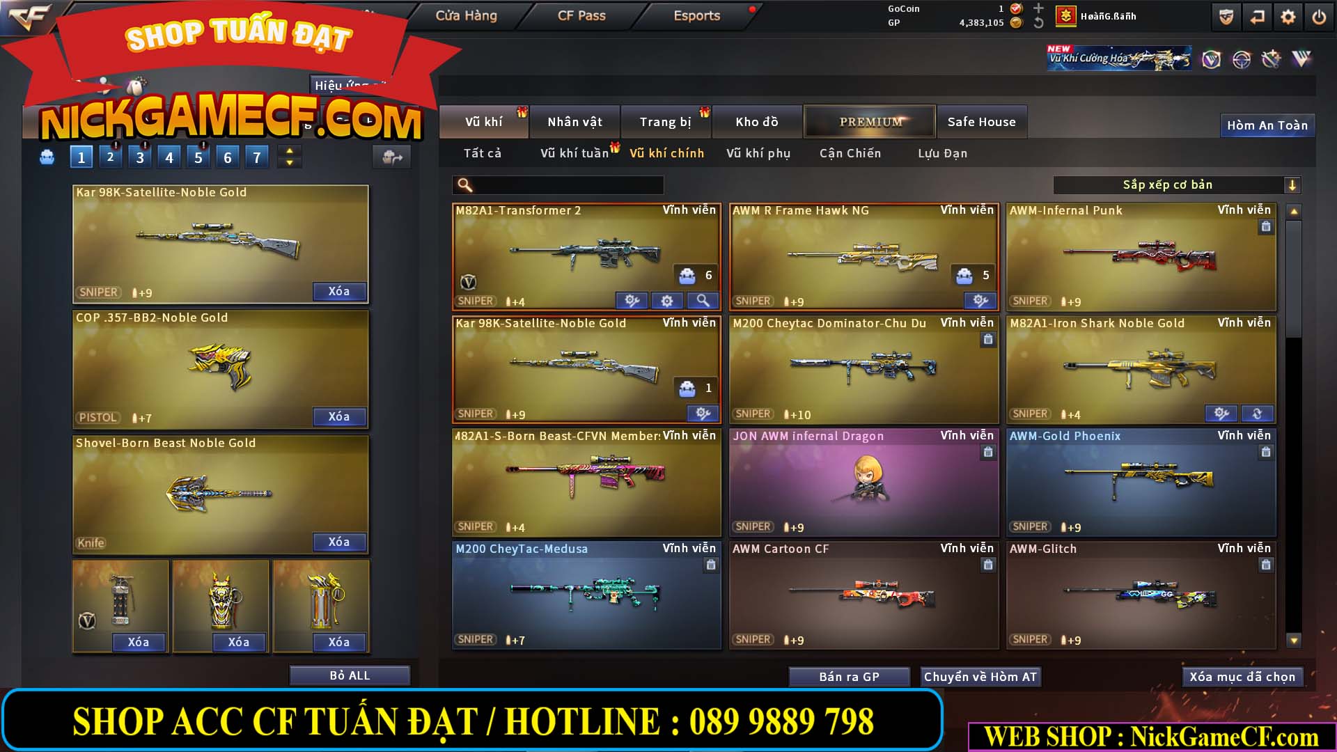 MÃ CF14891 - GIÁ : 4850K - CHIẾN C4 CHUẨN ĐẸP - 37 VIP - VIP6