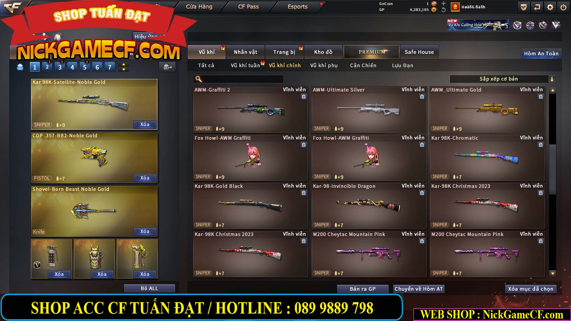 MÃ CF14891 - GIÁ : 4850K - CHIẾN C4 CHUẨN ĐẸP - 37 VIP - VIP6