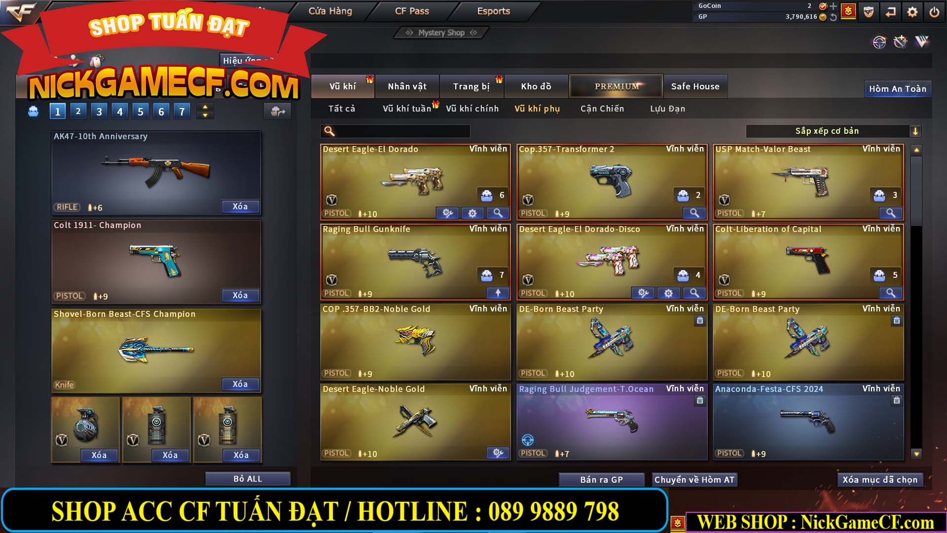 MÃ CF14891 - GIÁ : 4850K - CHIẾN C4 CHUẨN ĐẸP - 37 VIP - VIP6