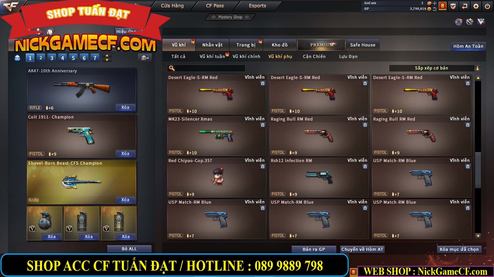 MÃ CF14891 - GIÁ : 4850K - CHIẾN C4 CHUẨN ĐẸP - 37 VIP - VIP6