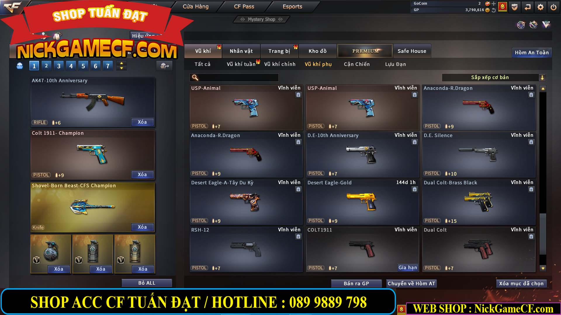 MÃ CF14891 - GIÁ : 4850K - CHIẾN C4 CHUẨN ĐẸP - 37 VIP - VIP6