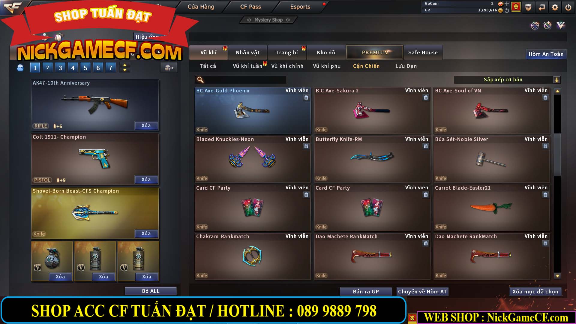 MÃ CF14891 - GIÁ : 4850K - CHIẾN C4 CHUẨN ĐẸP - 37 VIP - VIP6