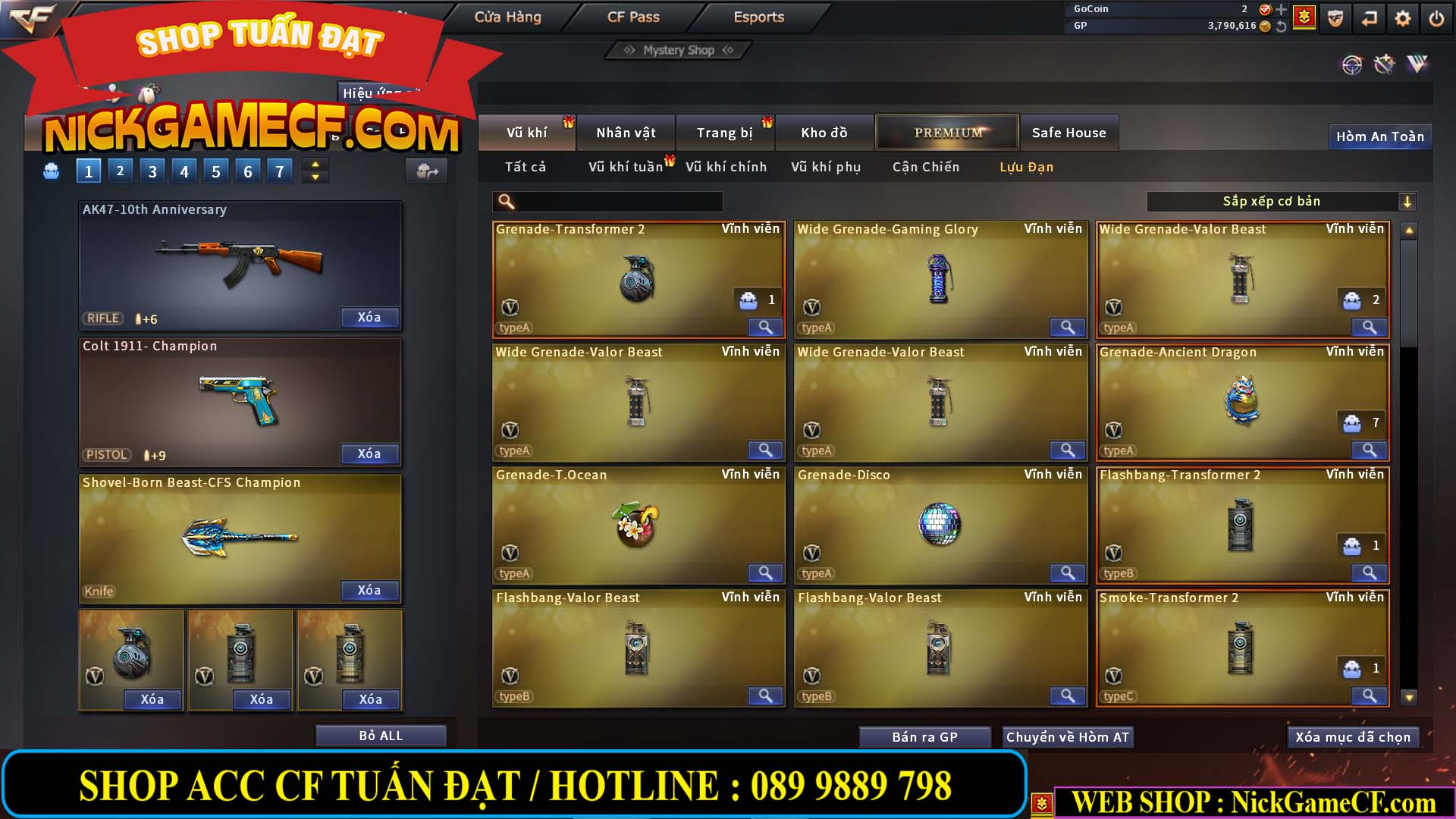 MÃ CF14891 - GIÁ : 4850K - CHIẾN C4 CHUẨN ĐẸP - 37 VIP - VIP6