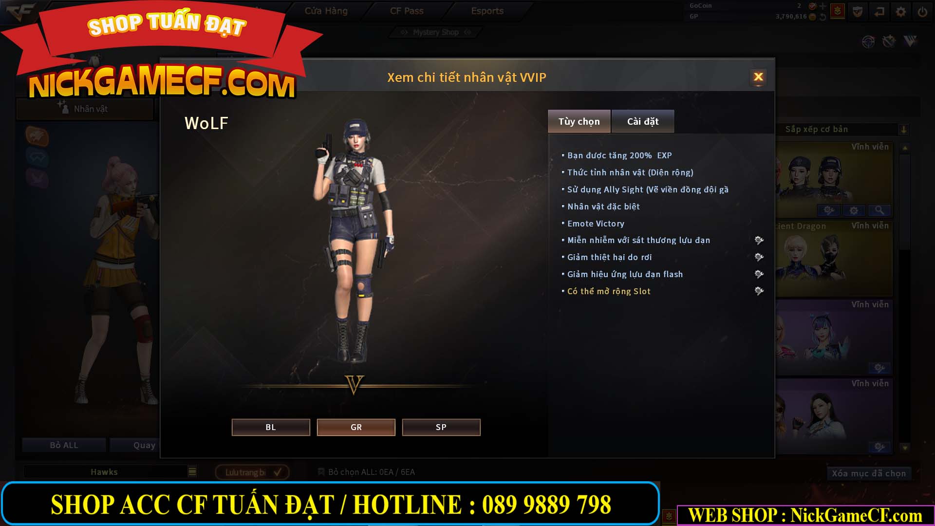 MÃ CF14891 - GIÁ : 4850K - CHIẾN C4 CHUẨN ĐẸP - 37 VIP - VIP6