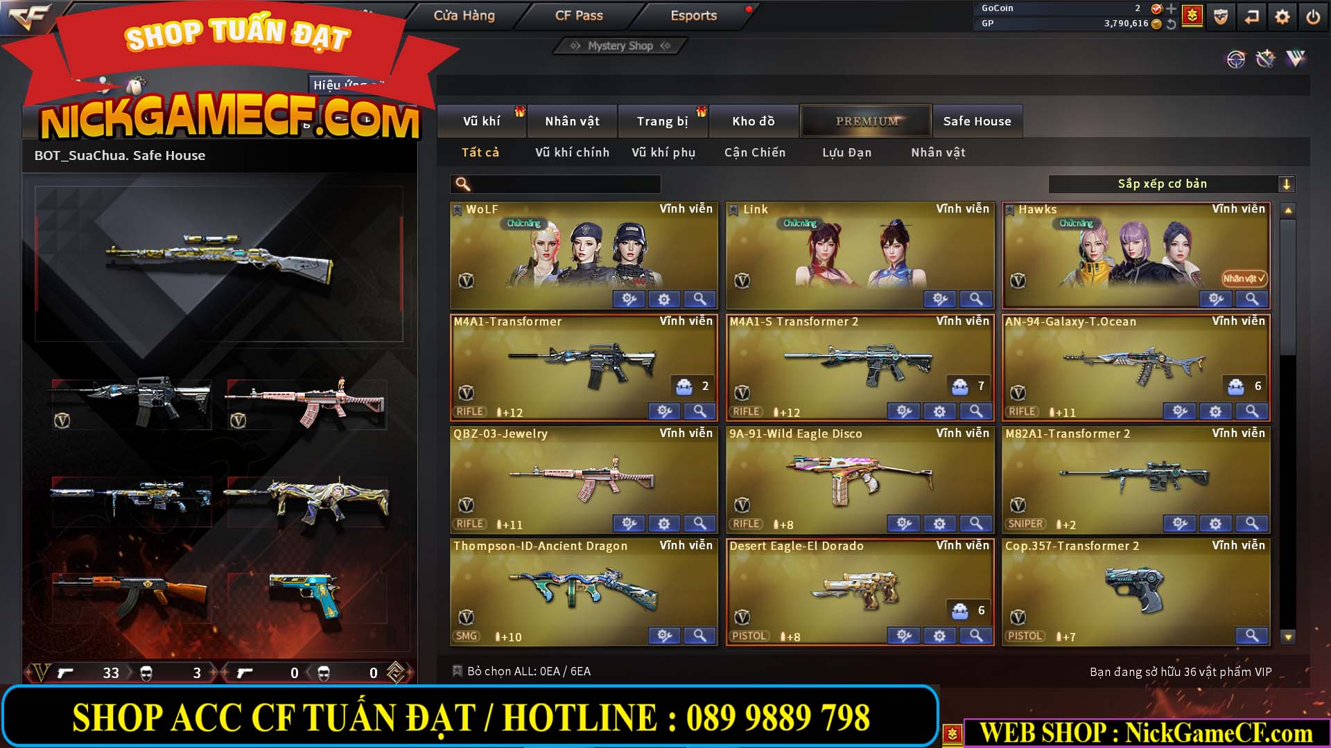 MÃ CF14891 - GIÁ : 4850K - CHIẾN C4 CHUẨN ĐẸP - 37 VIP - VIP6