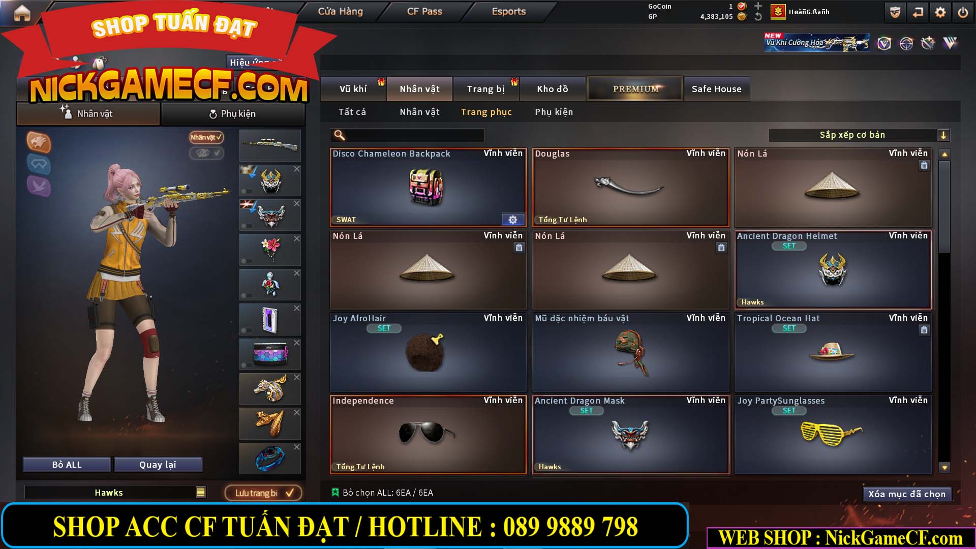 MÃ CF14891 - GIÁ : 4850K - CHIẾN C4 CHUẨN ĐẸP - 37 VIP - VIP6