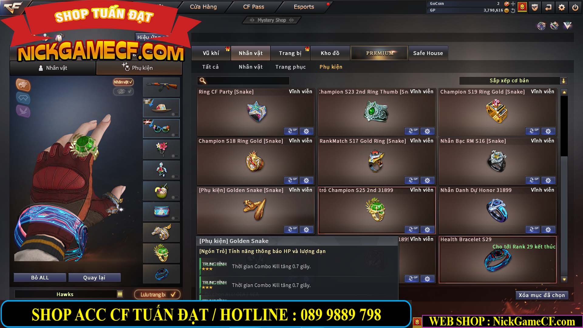 MÃ CF14891 - GIÁ : 4850K - CHIẾN C4 CHUẨN ĐẸP - 37 VIP - VIP6