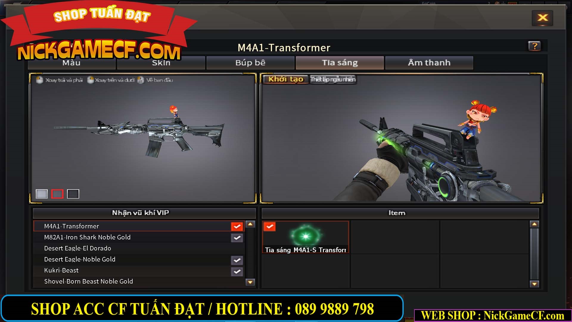 MÃ CF14891 - GIÁ : 4850K - CHIẾN C4 CHUẨN ĐẸP - 37 VIP - VIP6