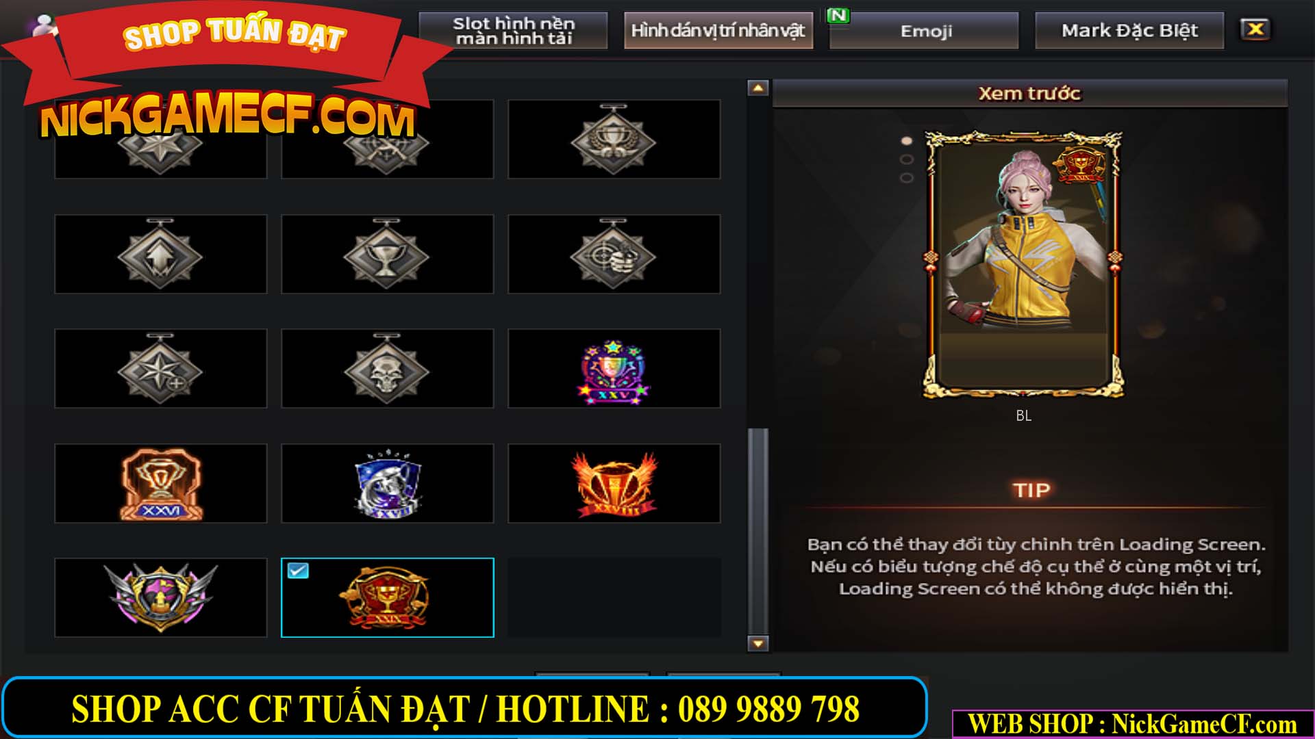 MÃ CF14891 - GIÁ : 4850K - CHIẾN C4 CHUẨN ĐẸP - 37 VIP - VIP6