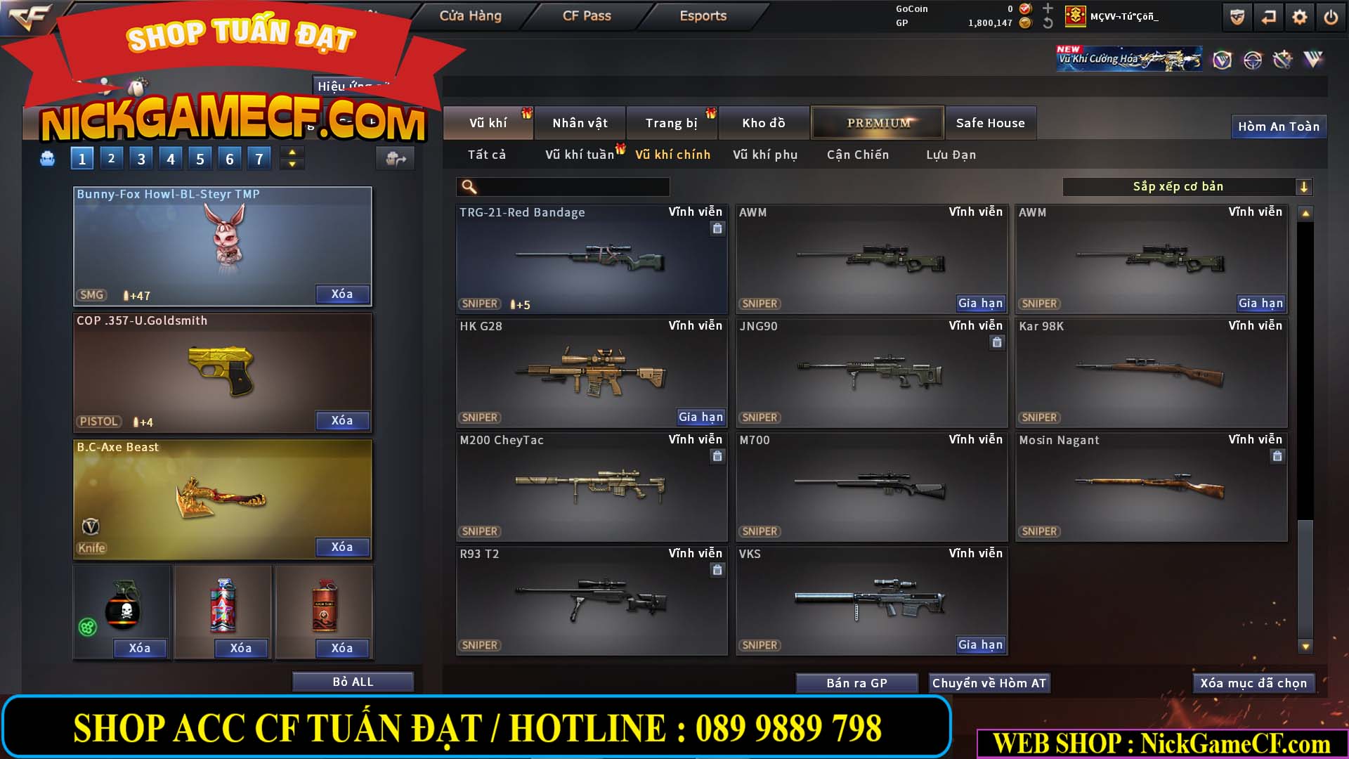 MÃ CF14916 - GIÁ : 5M2 - CHIẾN ZOM XINH, C4 NHẸ - 26 VIP - VIP4