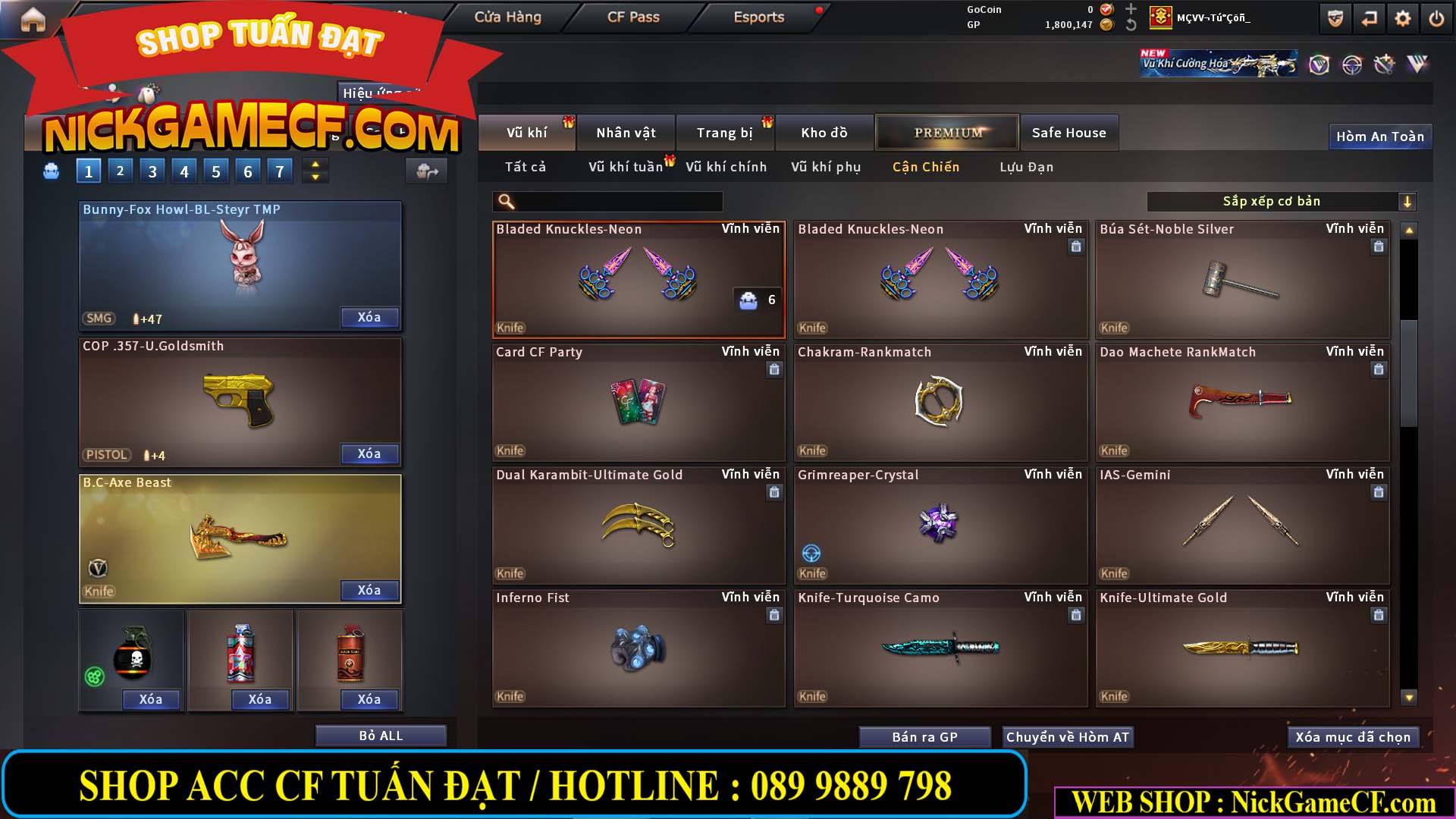 MÃ CF14916 - GIÁ : 5M2 - CHIẾN ZOM XINH, C4 NHẸ - 26 VIP - VIP4