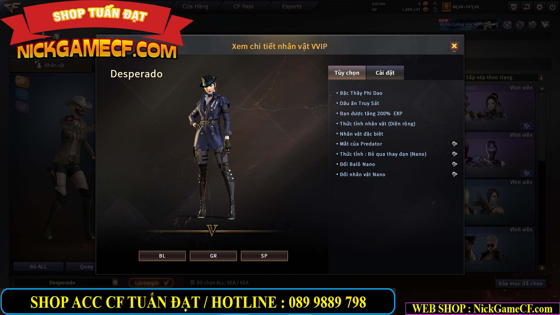 MÃ CF14916 - GIÁ : 5M2 - CHIẾN ZOM XINH, C4 NHẸ - 26 VIP - VIP4