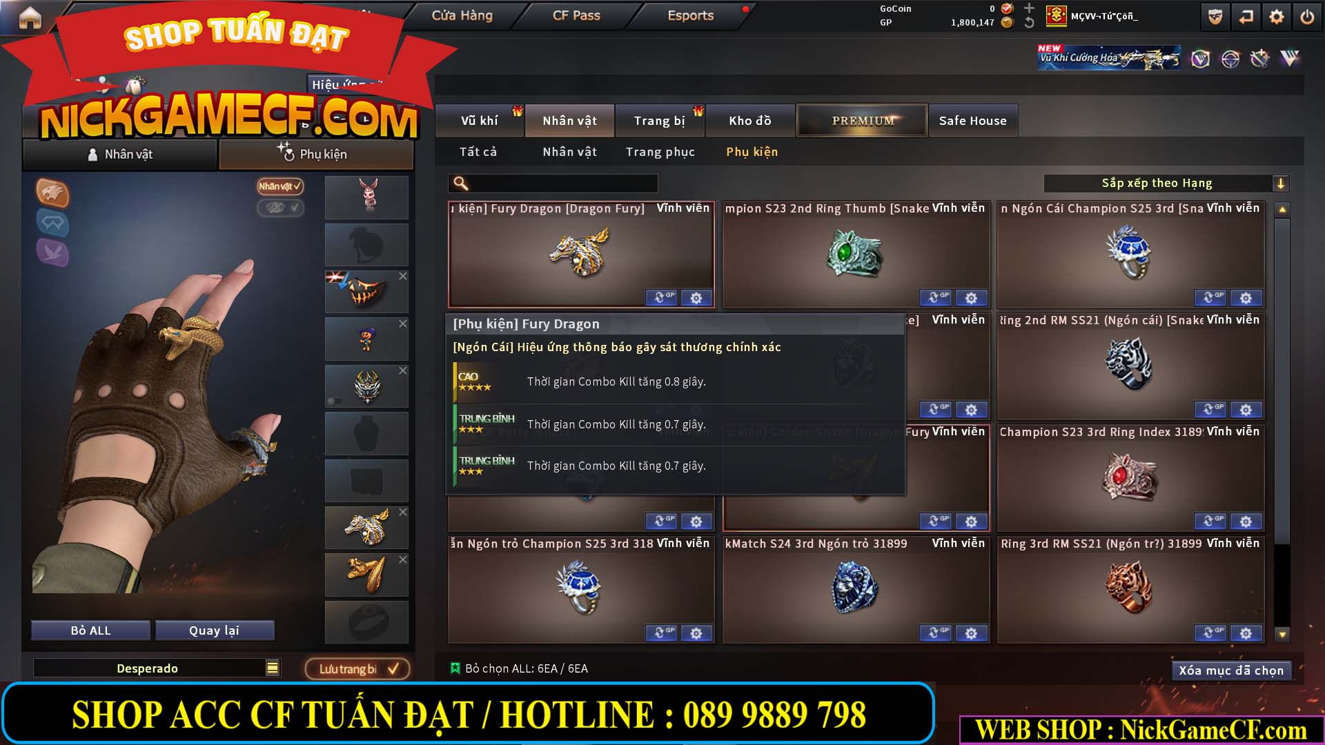 MÃ CF14916 - GIÁ : 5M2 - CHIẾN ZOM XINH, C4 NHẸ - 26 VIP - VIP4