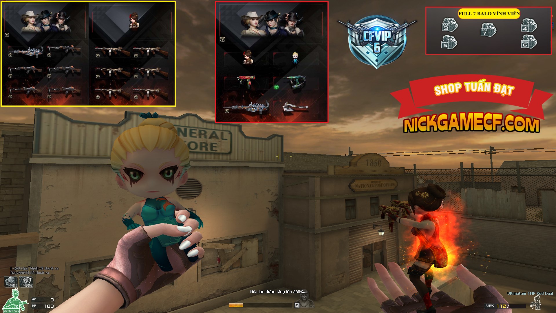 MÃ CF14919 - GIÁ : 5M5 - CHIẾN ZOM SIÊU XINH - 26 VIP - VIP6