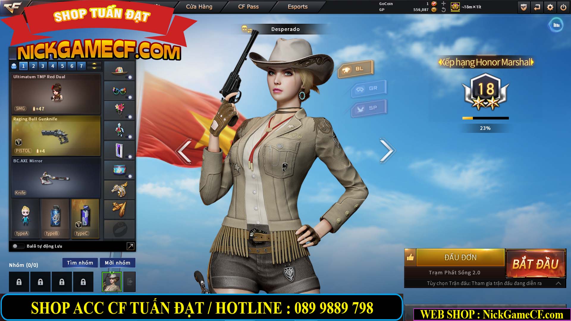 MÃ CF14919 - GIÁ : 5M5 - CHIẾN ZOM SIÊU XINH - 26 VIP - VIP6