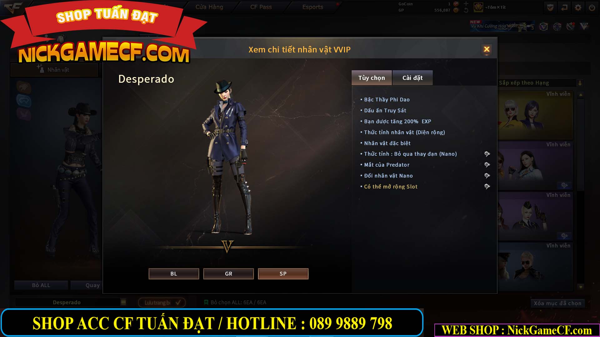 MÃ CF14919 - GIÁ : 5M5 - CHIẾN ZOM SIÊU XINH - 26 VIP - VIP6