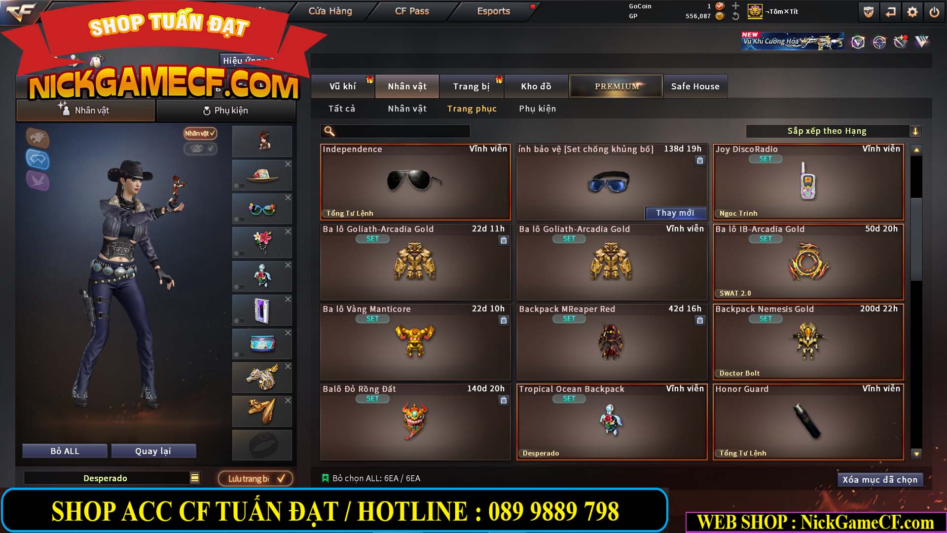 MÃ CF14919 - GIÁ : 5M5 - CHIẾN ZOM SIÊU XINH - 26 VIP - VIP6