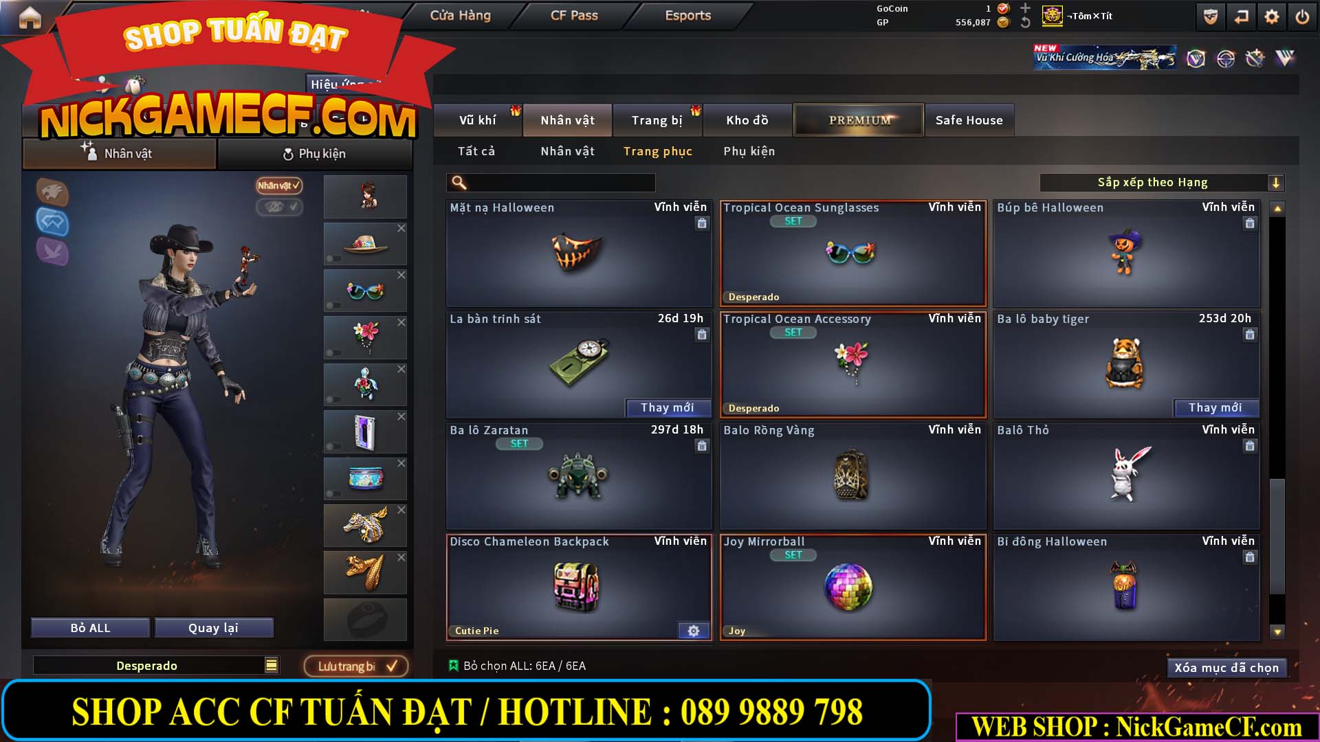 MÃ CF14919 - GIÁ : 5M5 - CHIẾN ZOM SIÊU XINH - 26 VIP - VIP6