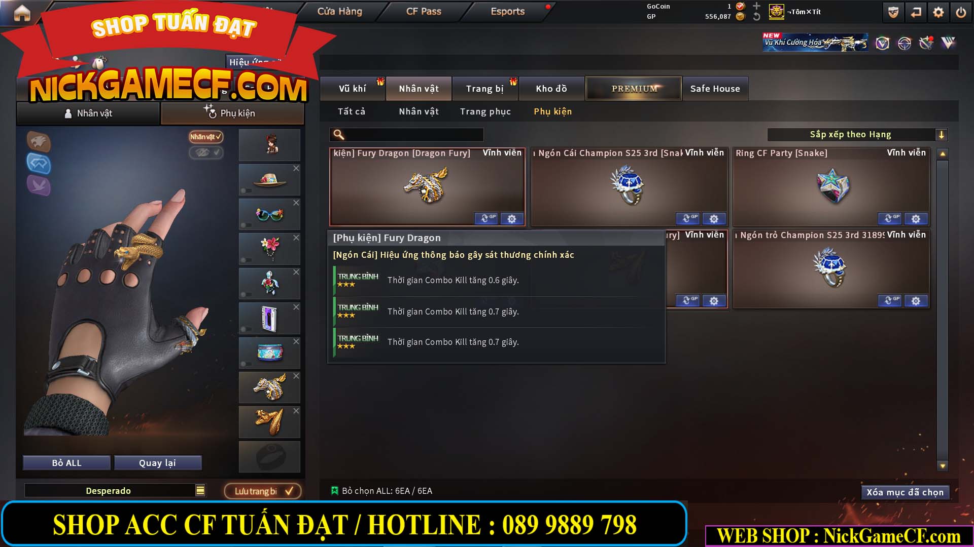 MÃ CF14919 - GIÁ : 5M5 - CHIẾN ZOM SIÊU XINH - 26 VIP - VIP6