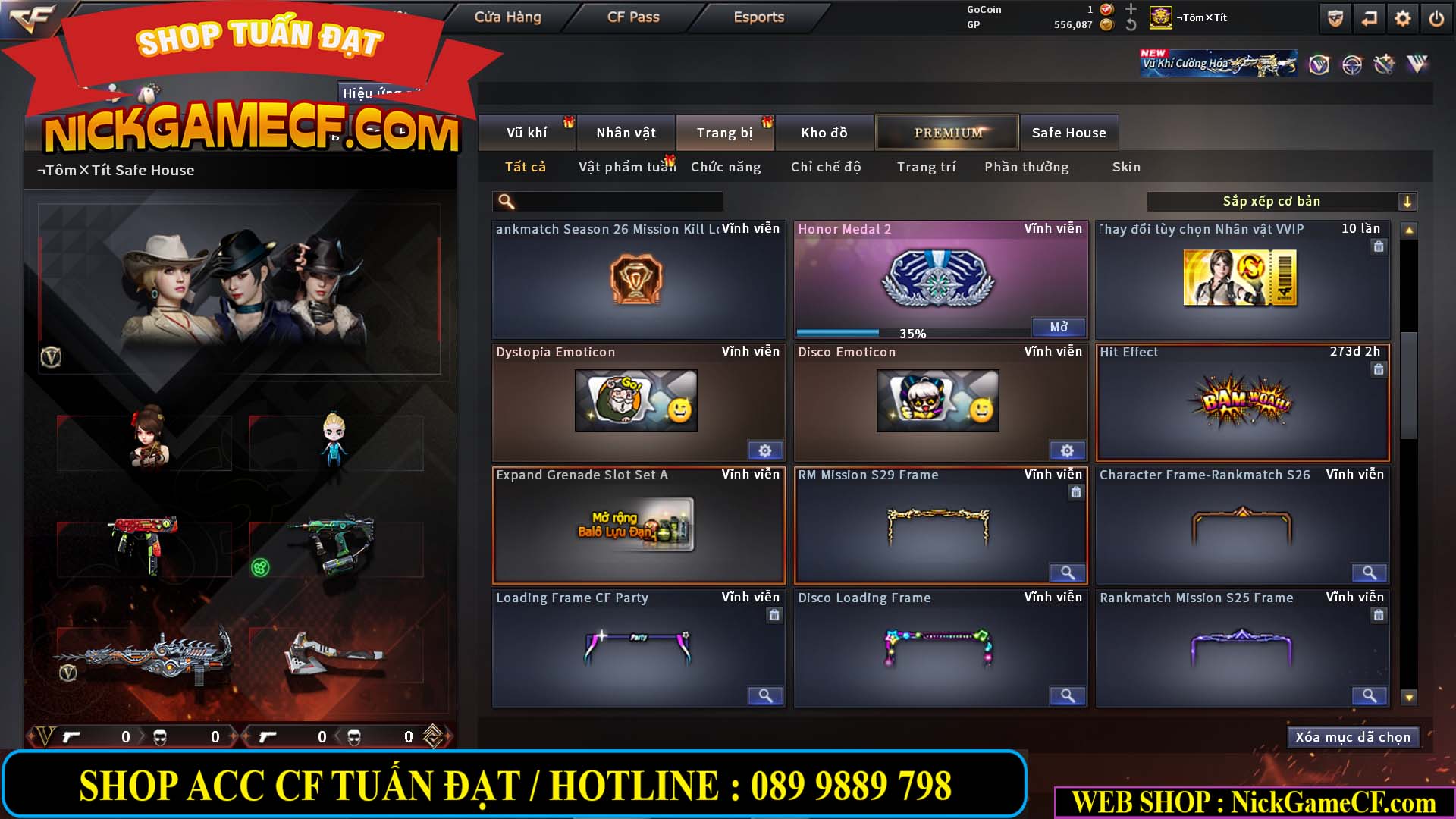 MÃ CF14919 - GIÁ : 5M5 - CHIẾN ZOM SIÊU XINH - 26 VIP - VIP6