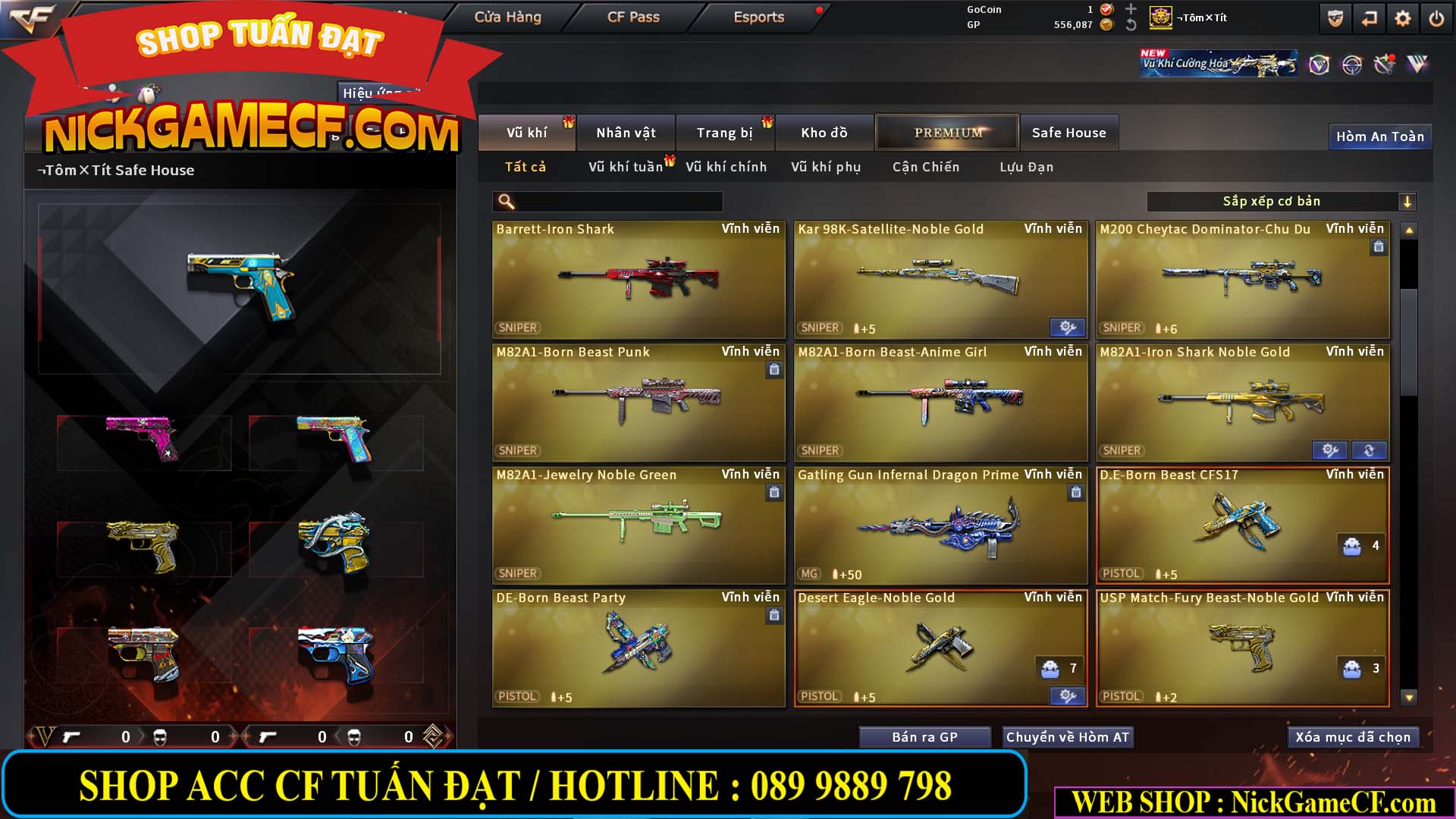 MÃ CF14919 - GIÁ : 5M5 - CHIẾN ZOM SIÊU XINH - 26 VIP - VIP6