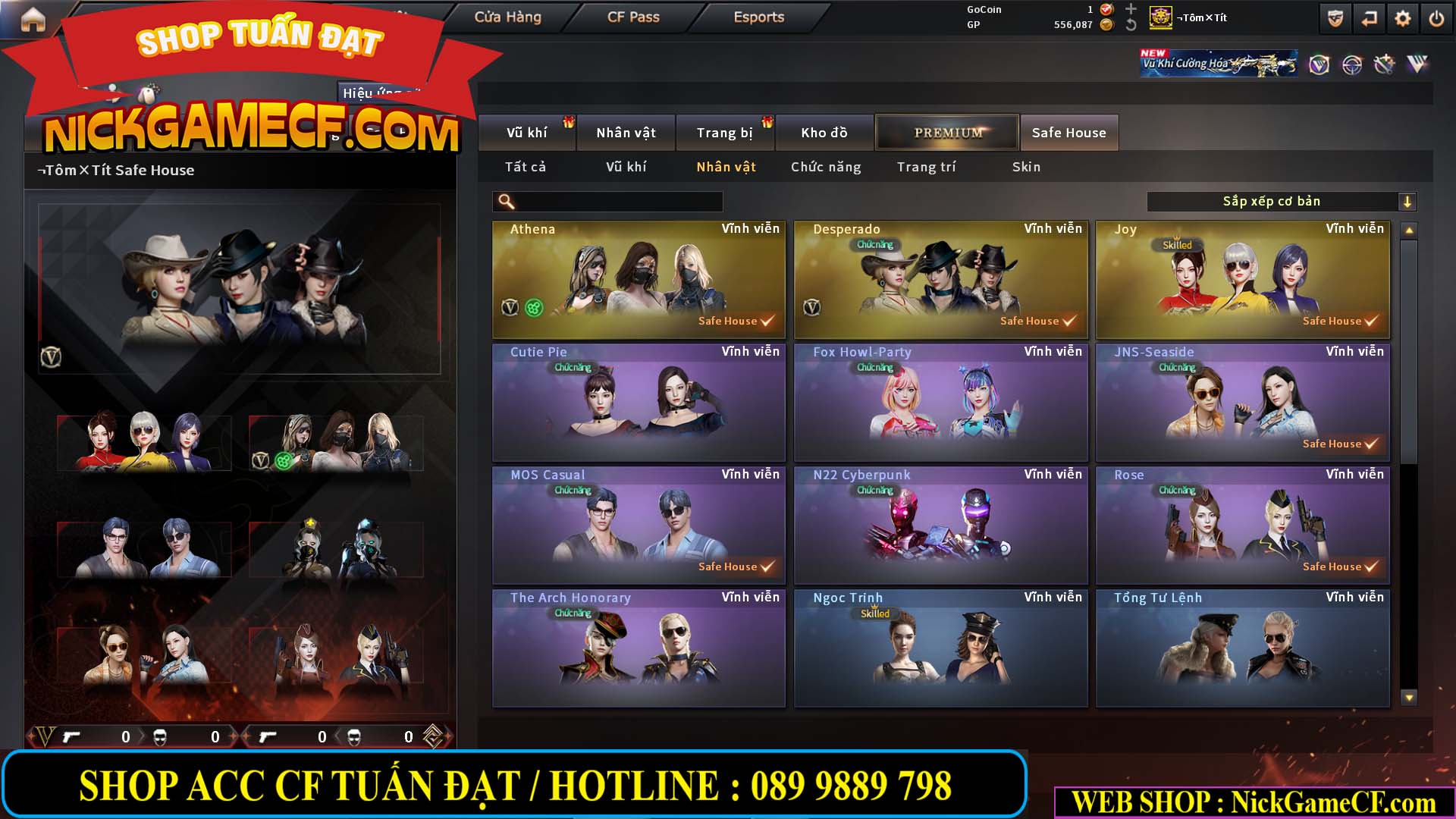 MÃ CF14919 - GIÁ : 5M5 - CHIẾN ZOM SIÊU XINH - 26 VIP - VIP6