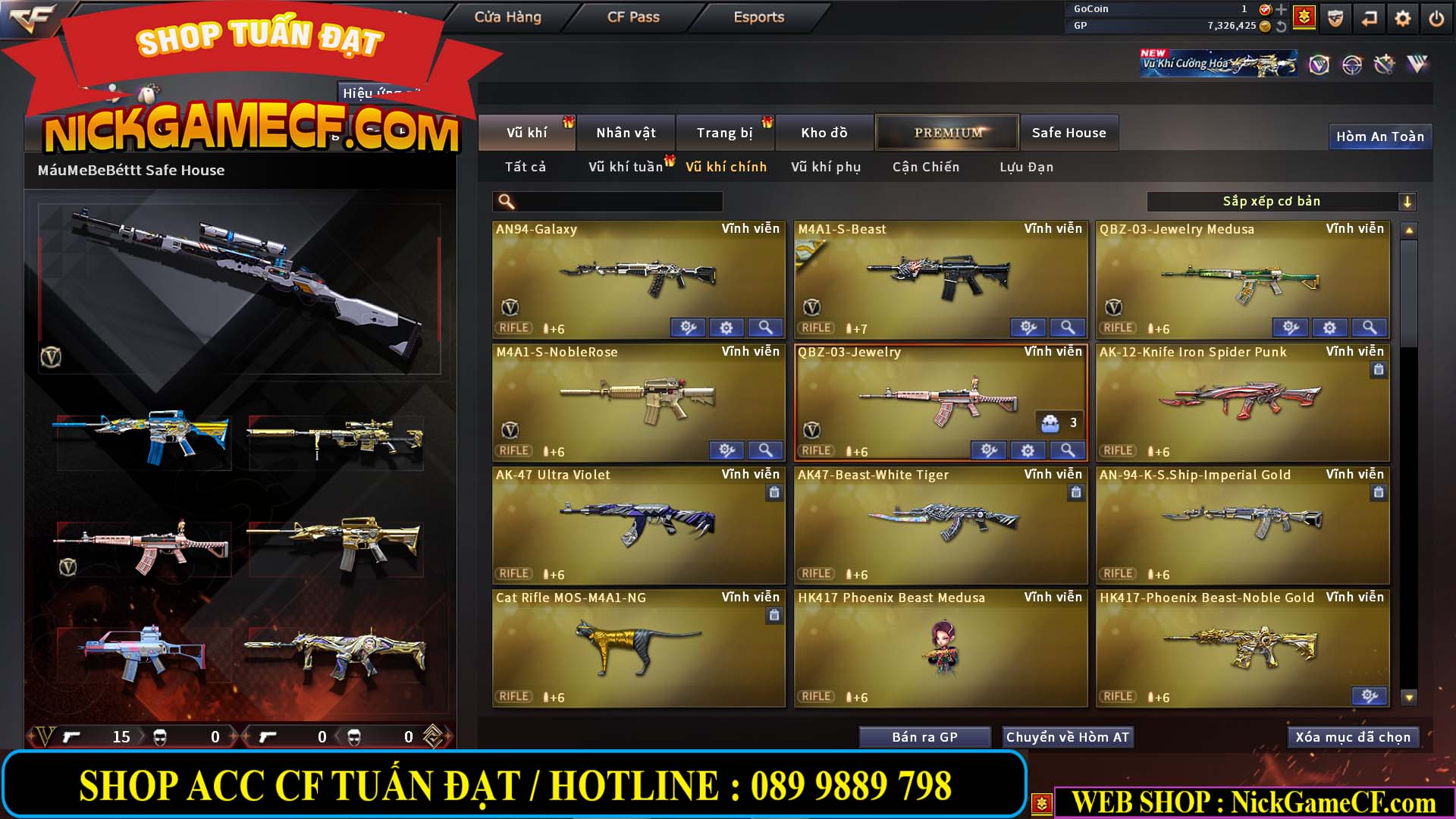 MÃ CF14927 - GIÁ : 2750K - CHIẾN C4 SIÊU XINH - VIP5