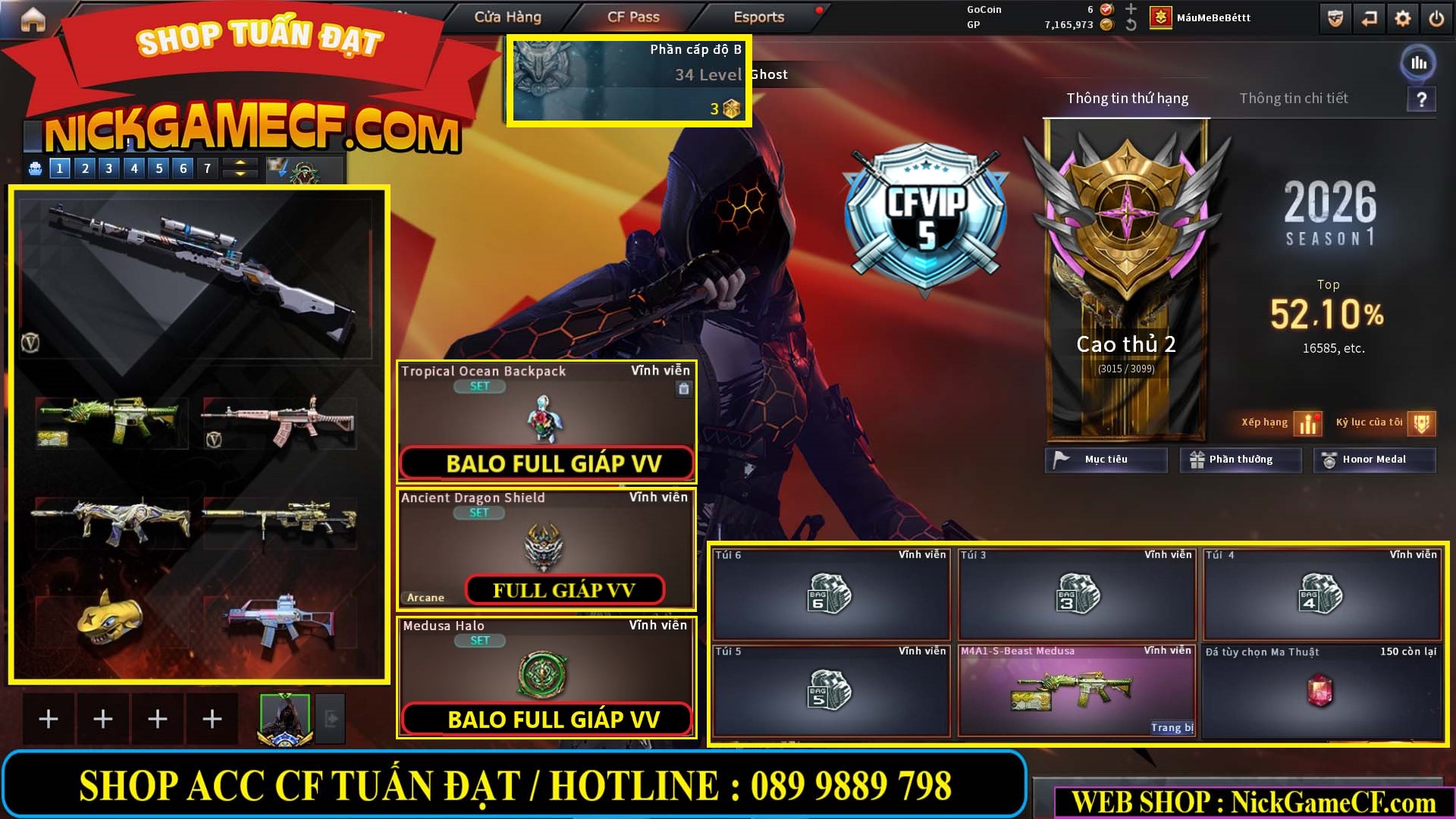 MÃ CF14927 - GIÁ : 2750K - CHIẾN C4 SIÊU XINH - VIP5