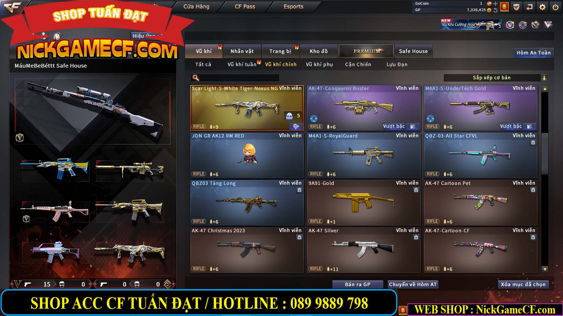 MÃ CF14927 - GIÁ : 2750K - CHIẾN C4 SIÊU XINH - VIP5