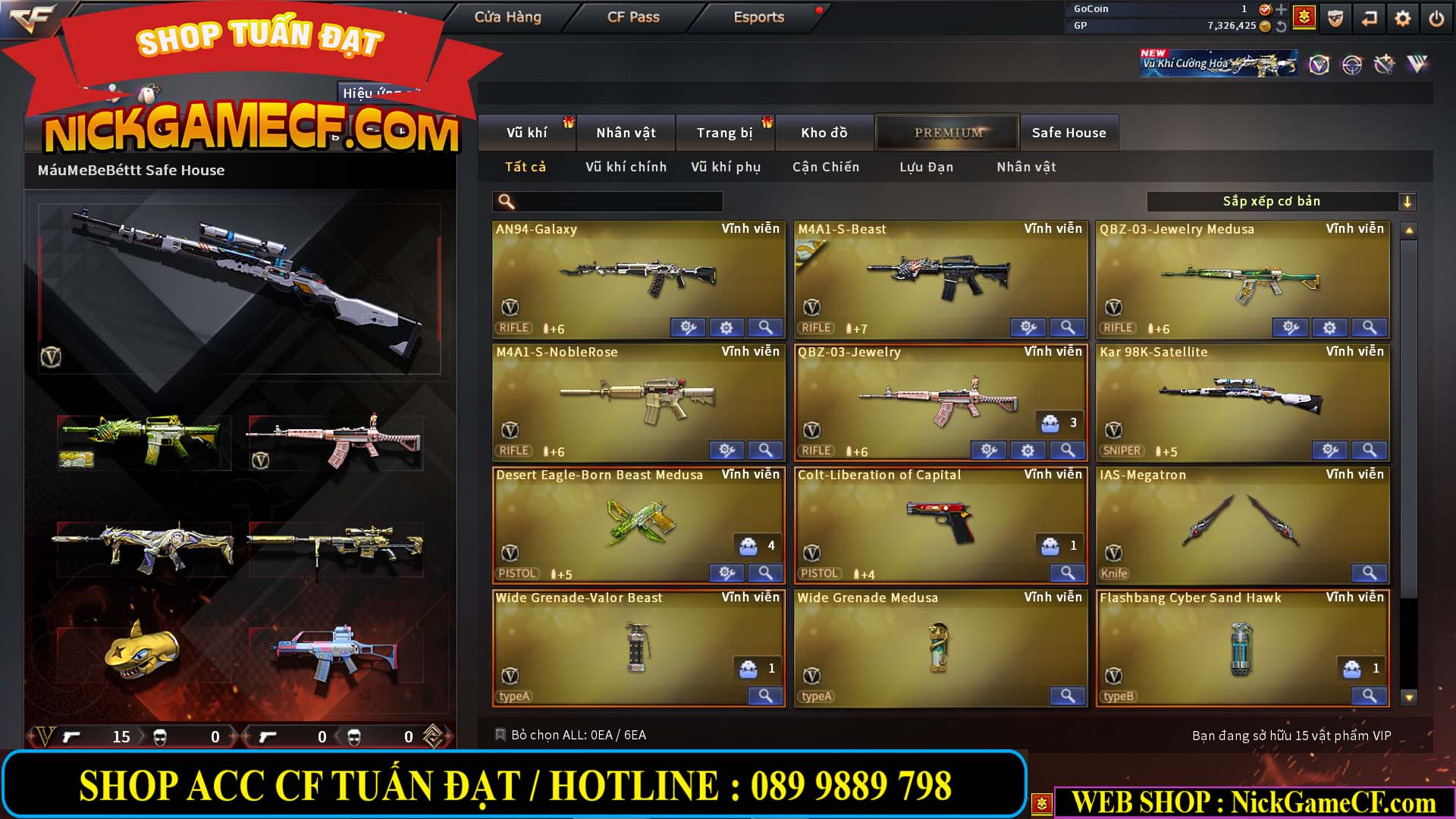 MÃ CF14927 - GIÁ : 2750K - CHIẾN C4 SIÊU XINH - VIP5