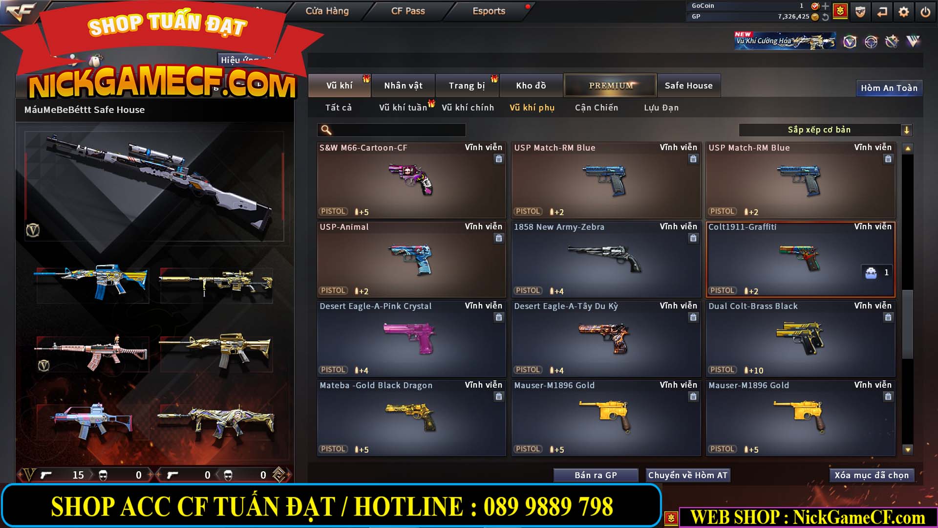 MÃ CF14927 - GIÁ : 2750K - CHIẾN C4 SIÊU XINH - VIP5