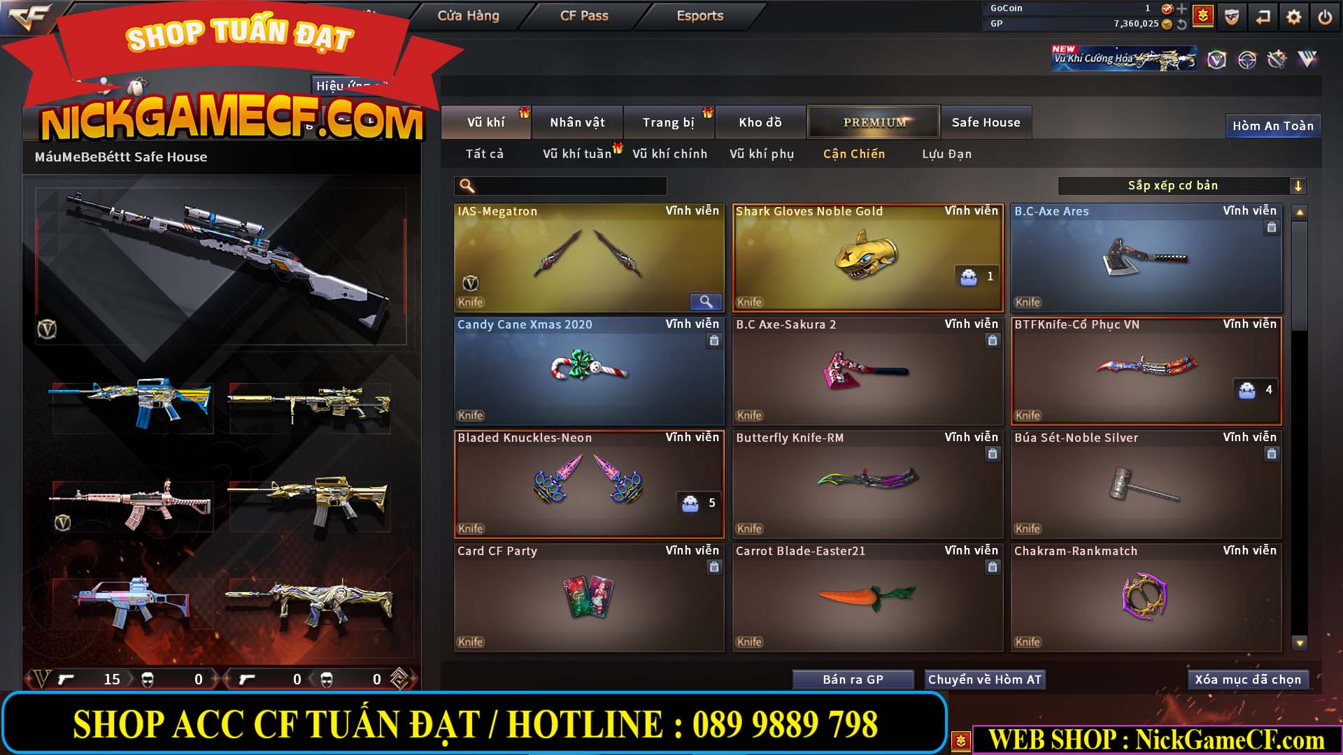 MÃ CF14927 - GIÁ : 2750K - CHIẾN C4 SIÊU XINH - VIP5