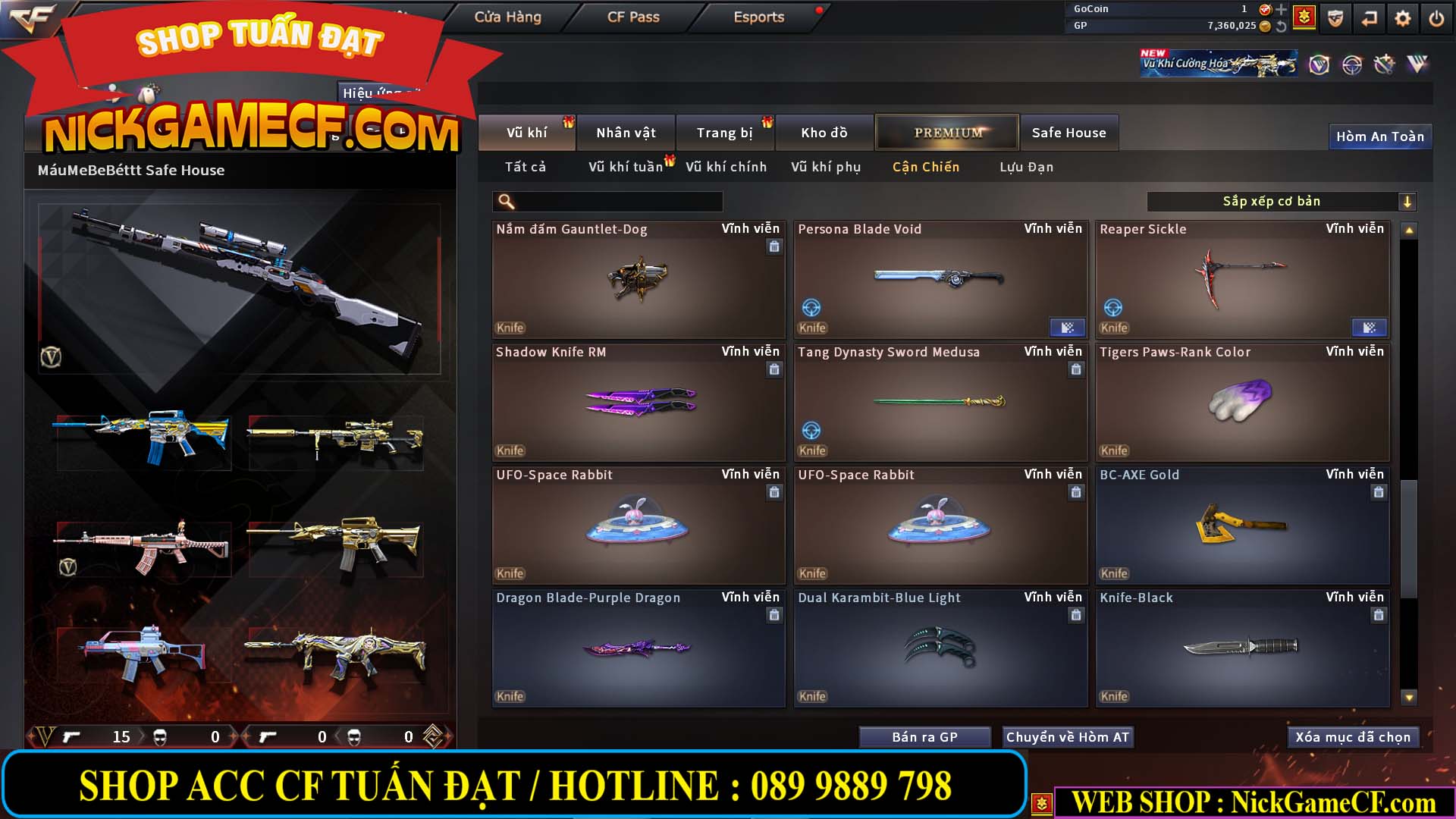 MÃ CF14927 - GIÁ : 2750K - CHIẾN C4 SIÊU XINH - VIP5