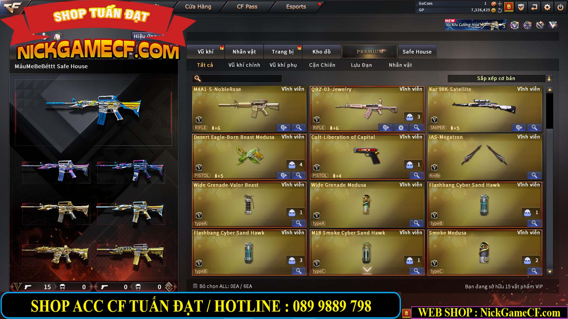 MÃ CF14927 - GIÁ : 2750K - CHIẾN C4 SIÊU XINH - VIP5